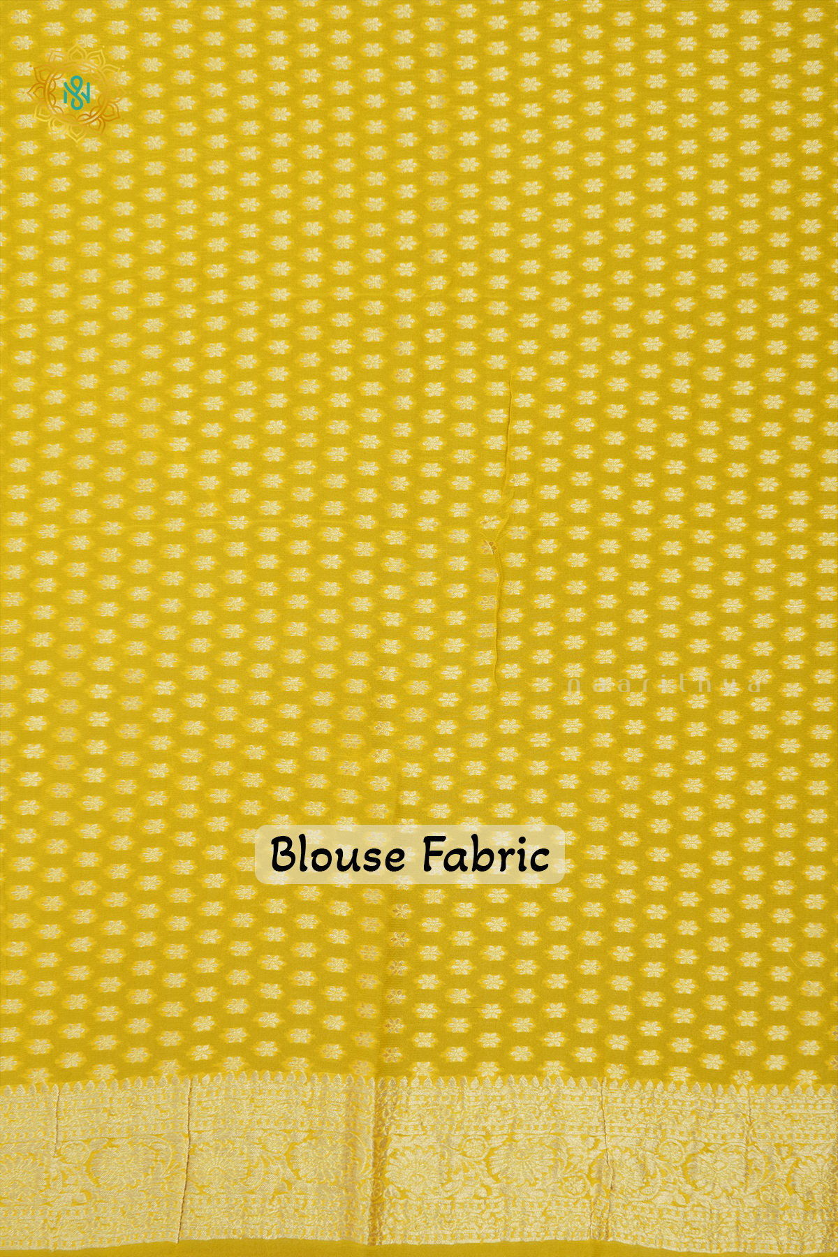 PURPLE WITH YELLOW - SEMI GEORGETTE