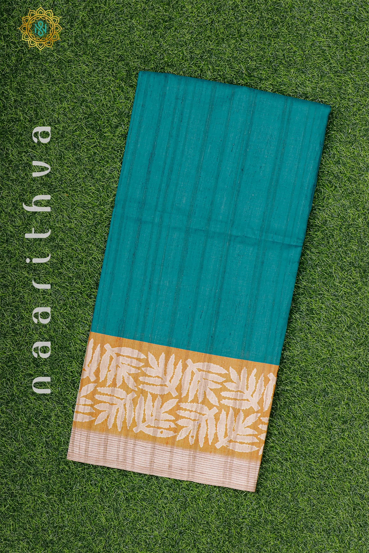 SKY BLUE WITH MUSTARD - KOTHA TUSSAR