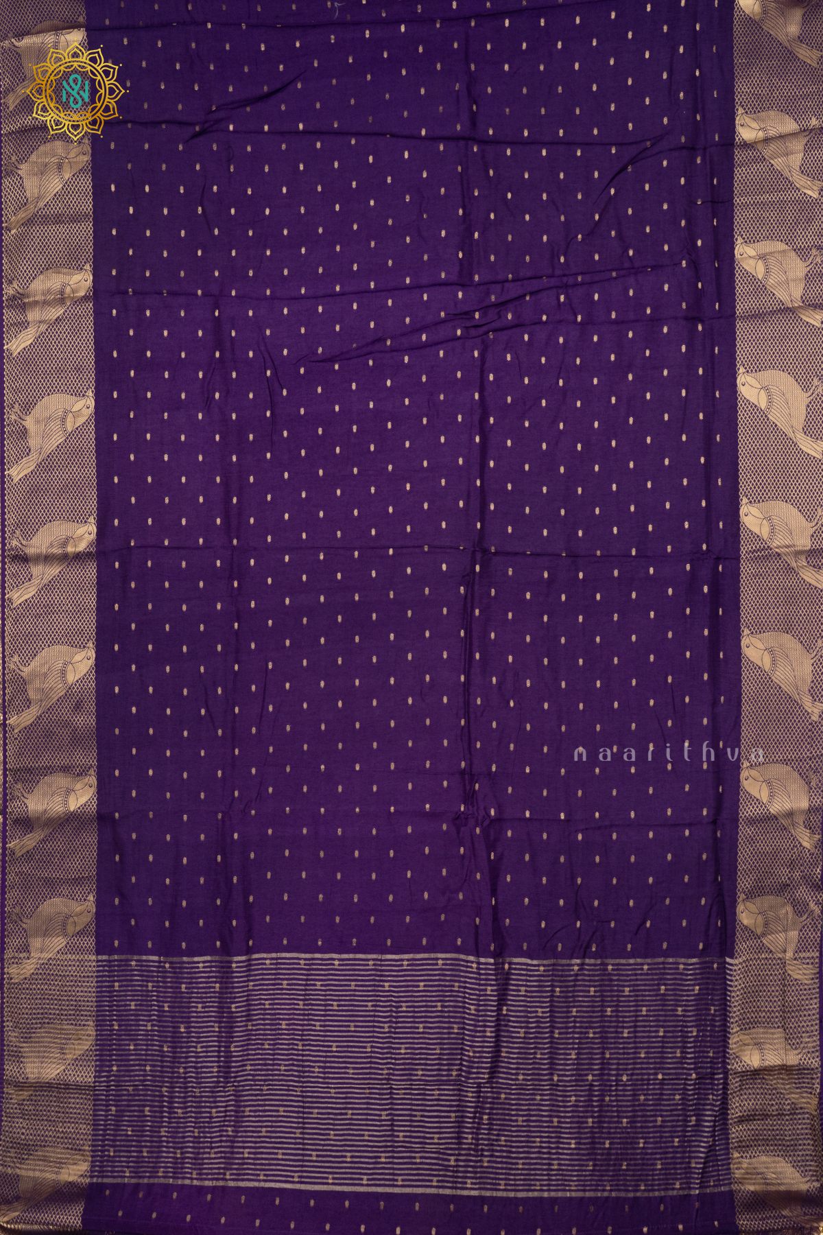 PURPLE WITH YELLOW - DOLA SILK
