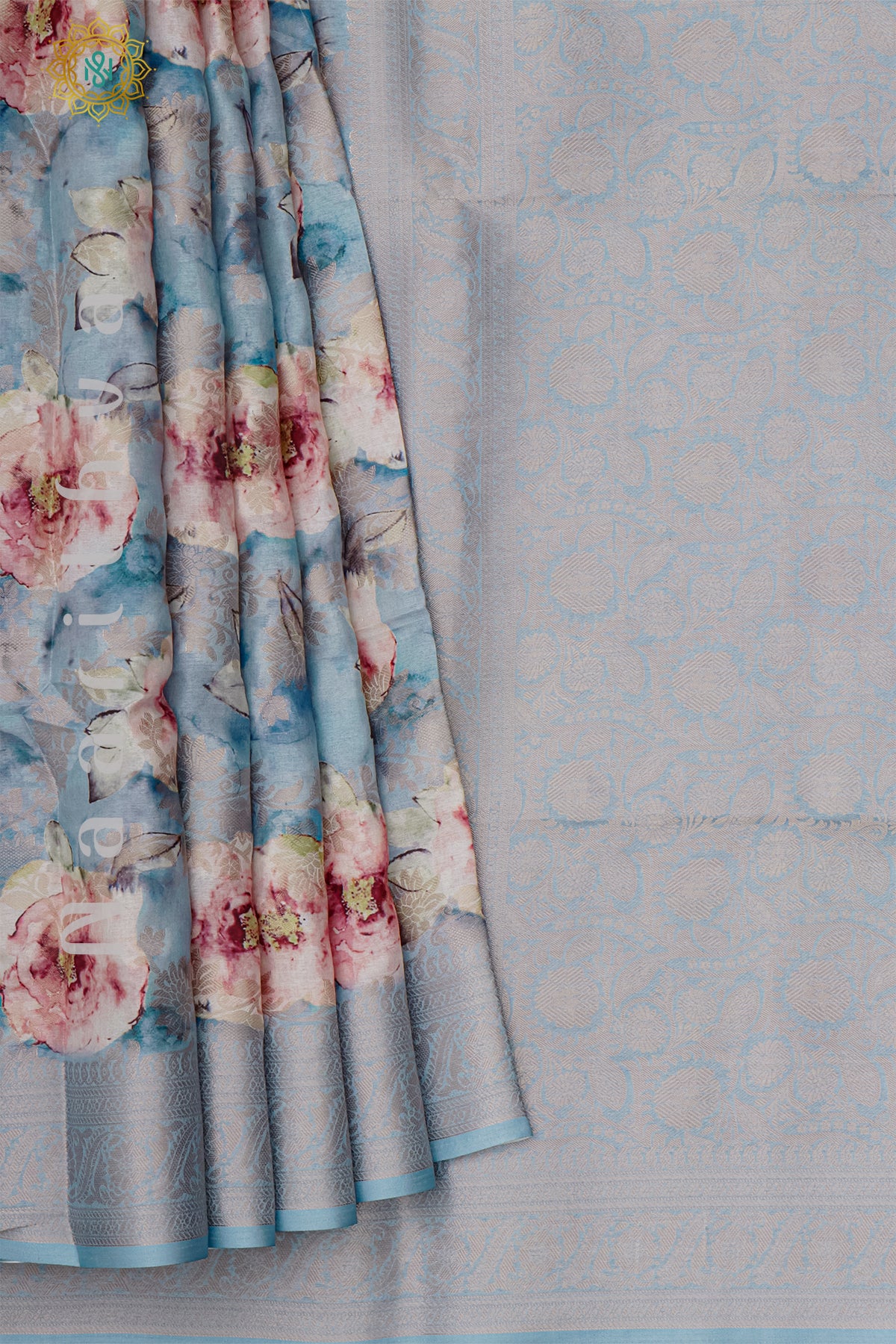 AQUA BLUE - TUSSAR TISSUE