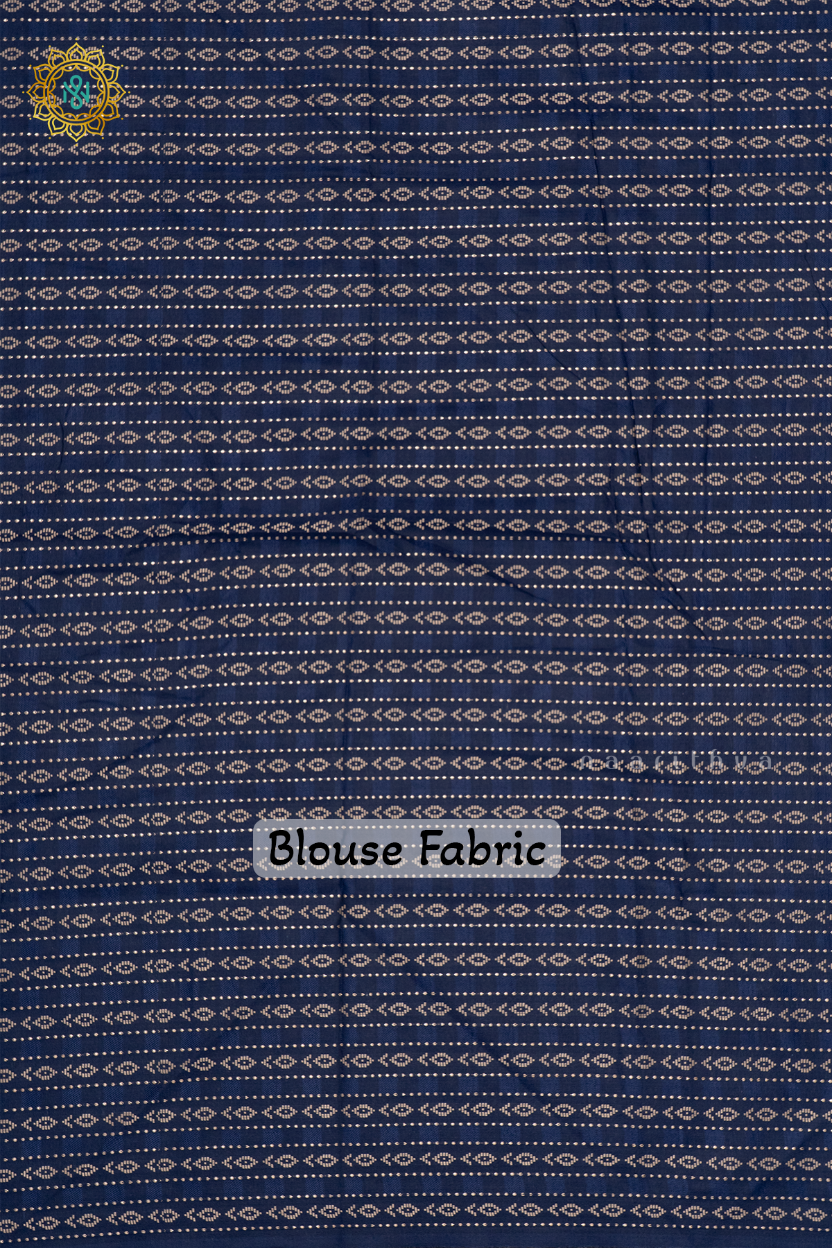 WHITE WITH BLUE - LINEN BY COTTON