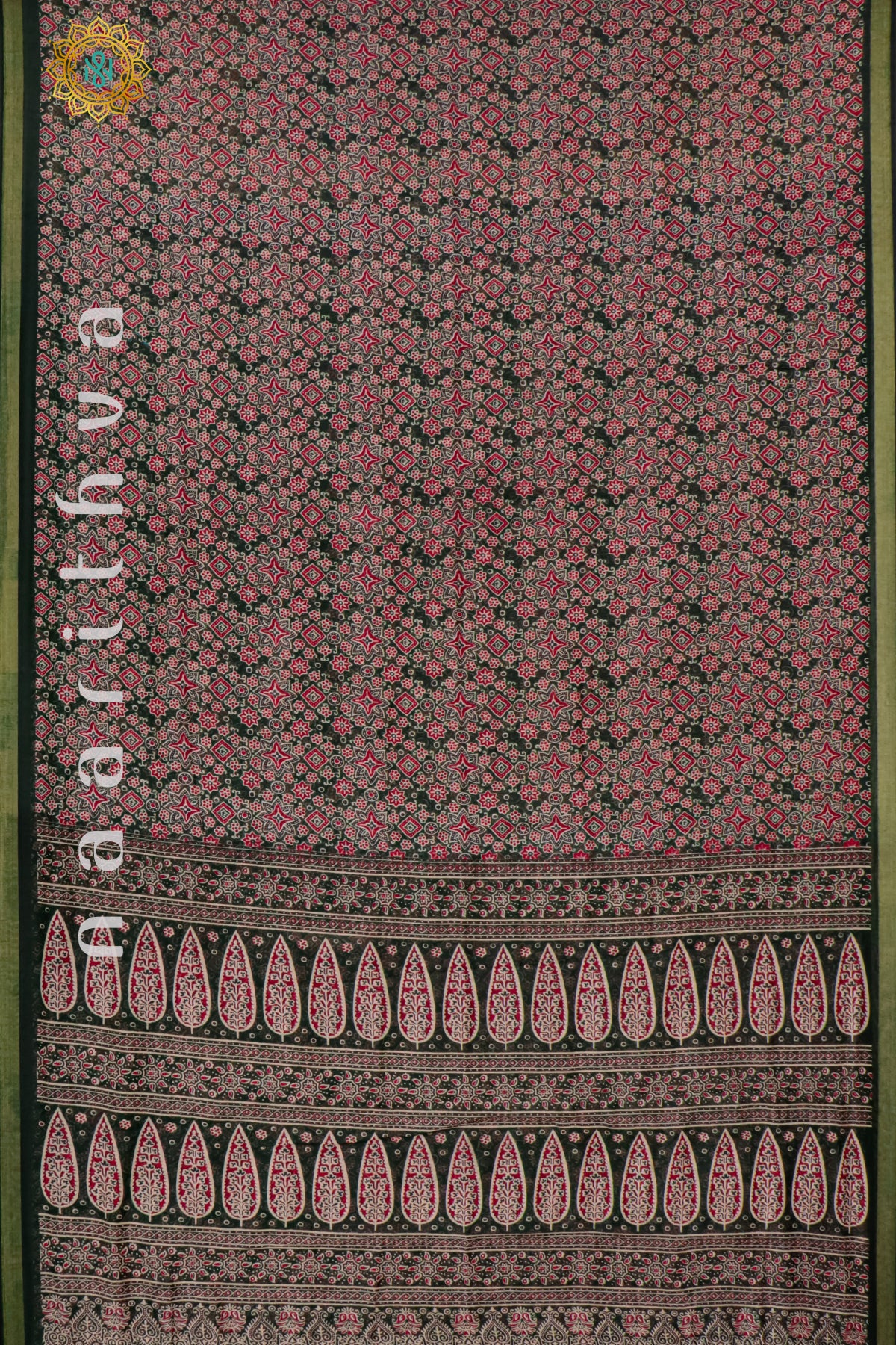 GREEN - CHANDERI SILK COTTON
