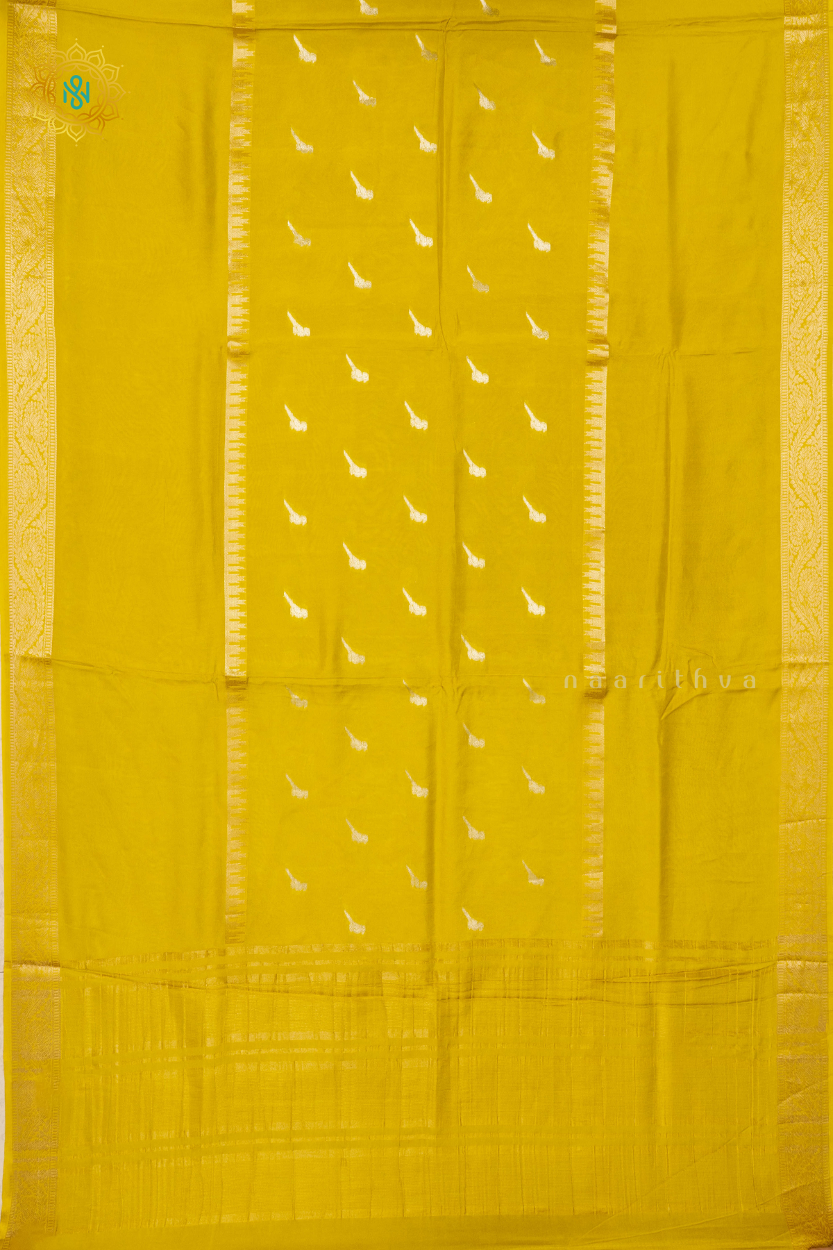 YELLOW - SEMI CREPE SILK