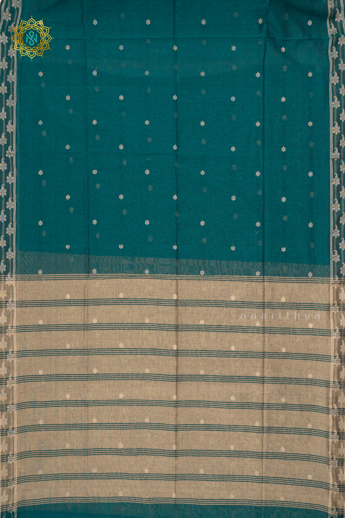 PEACOCK GREEN - MUL COTTON