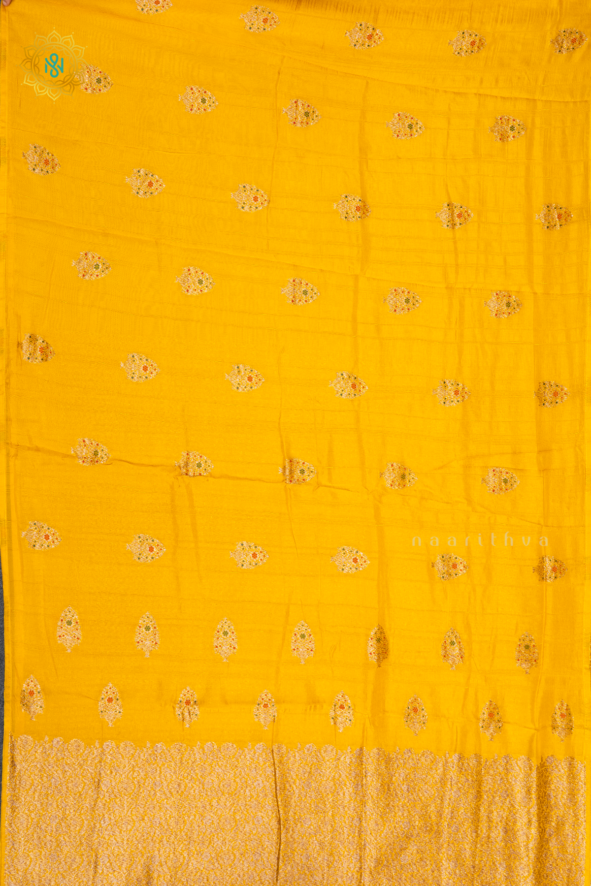 YELLOW - SEMI TUSSAR SILK