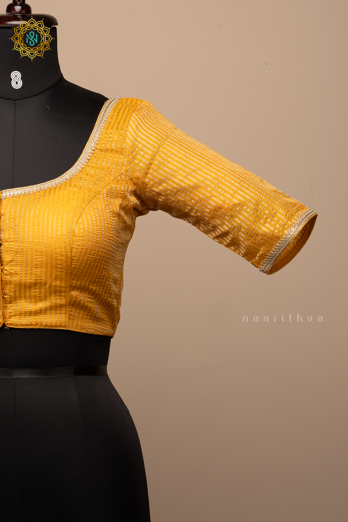 YELLOW - TISSUE READYMADE BLOUSE