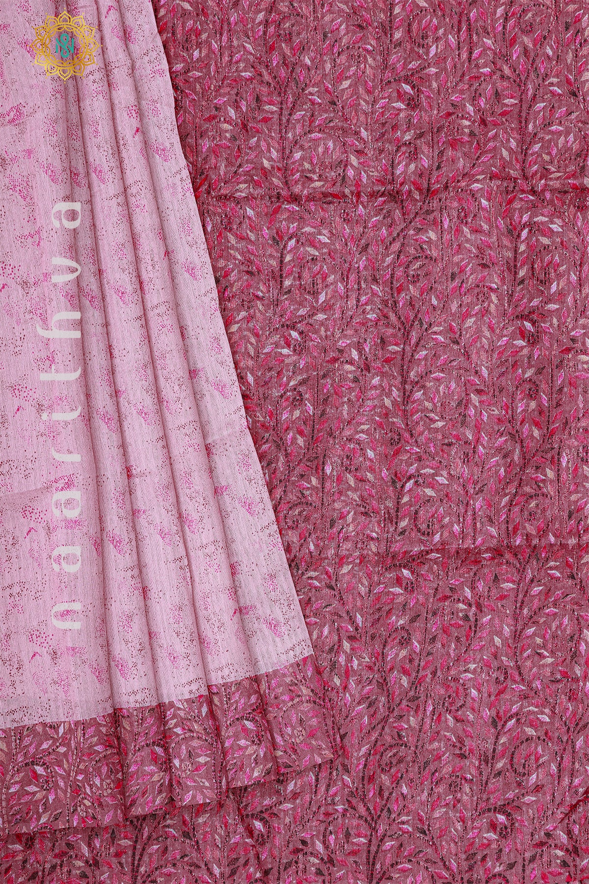 LIGHT PINK - JUTE COTTON
