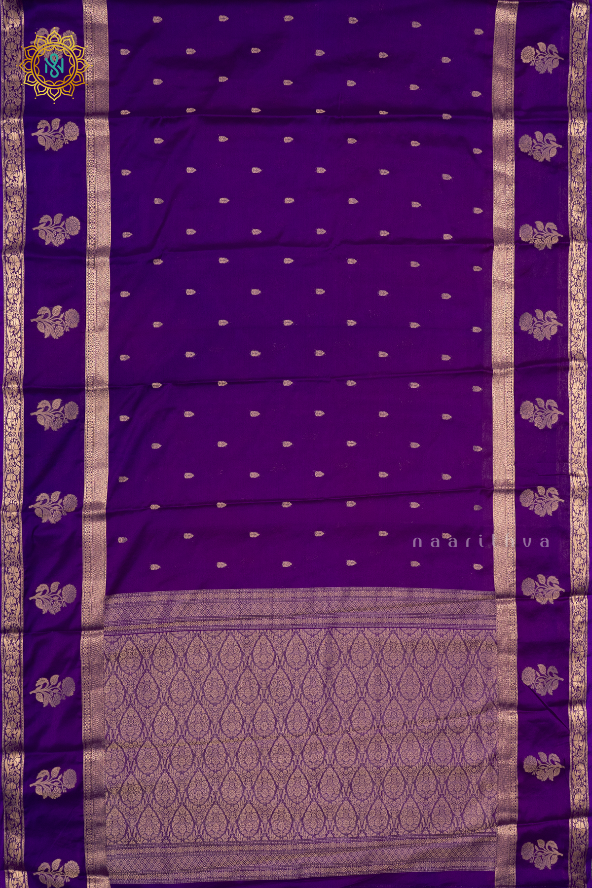 VIOLET - SEMI MYSORE CREPE SILK