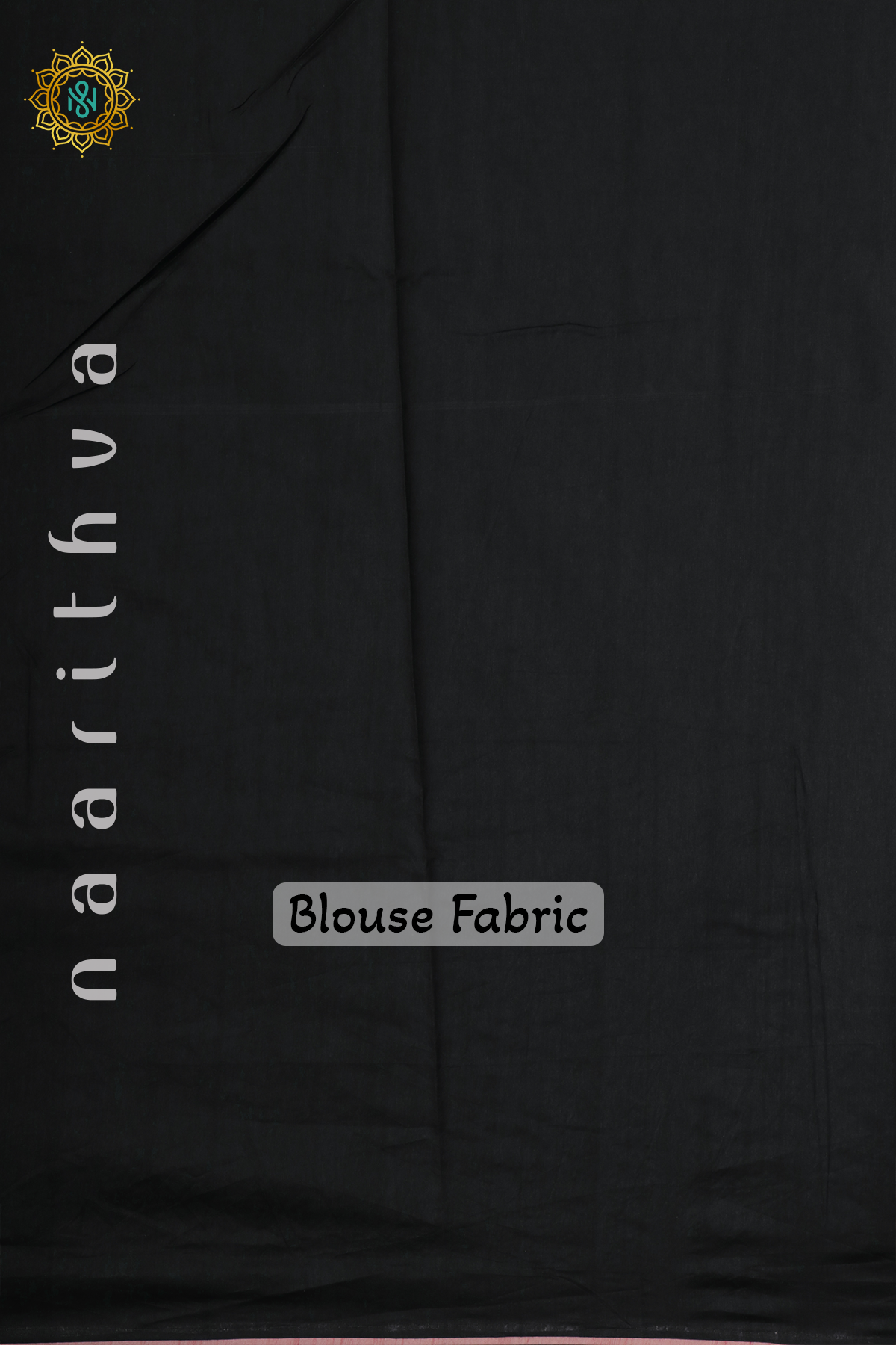 BLACK - SEMI TUSSAR SILK
