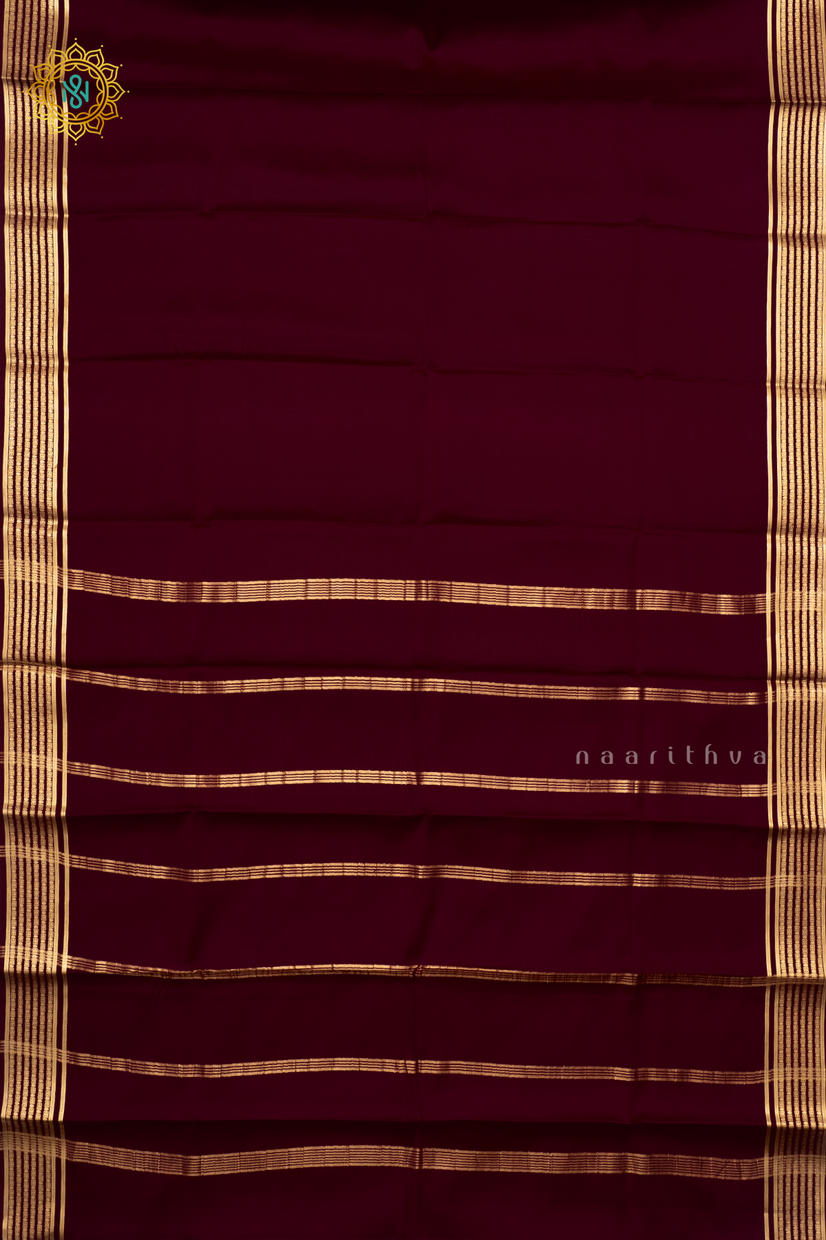 WINE - PURE MYSORE CREPE SILK