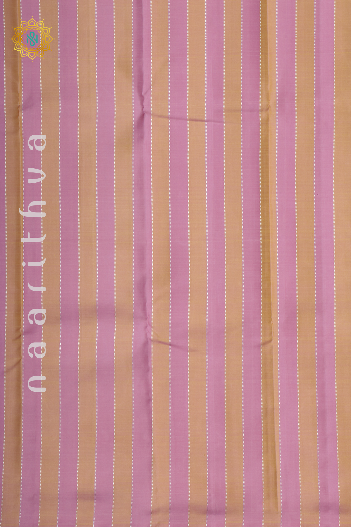 LIGHT PINK WITH YELLOW & GREY - PURE KANJIVARAM SILK
