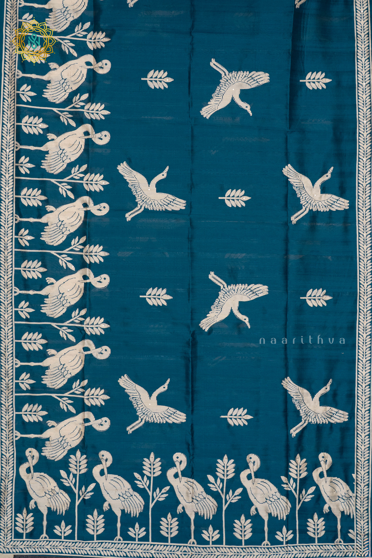 TEAL BLUE - SEMI TUSSAR