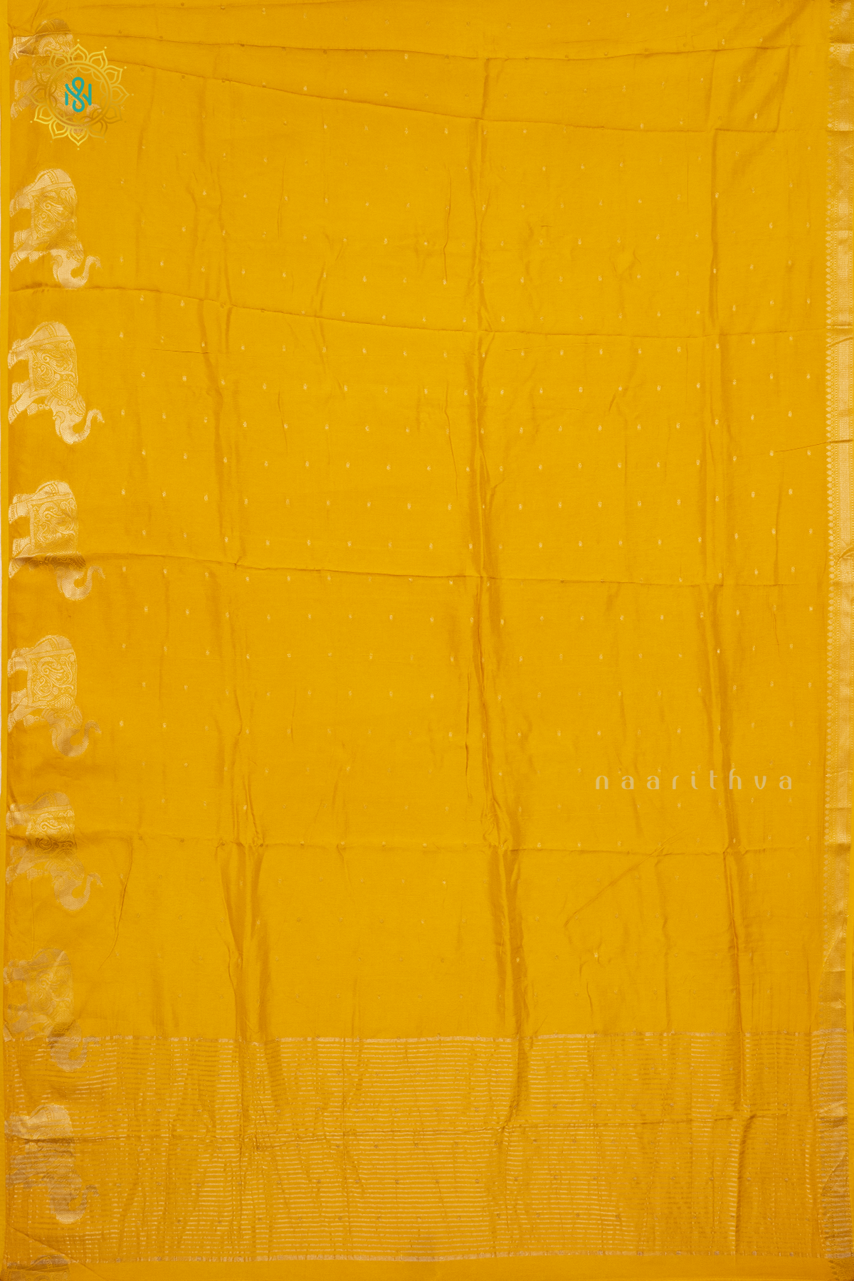 YELLOW WITH PURPLE - DOLA SILK