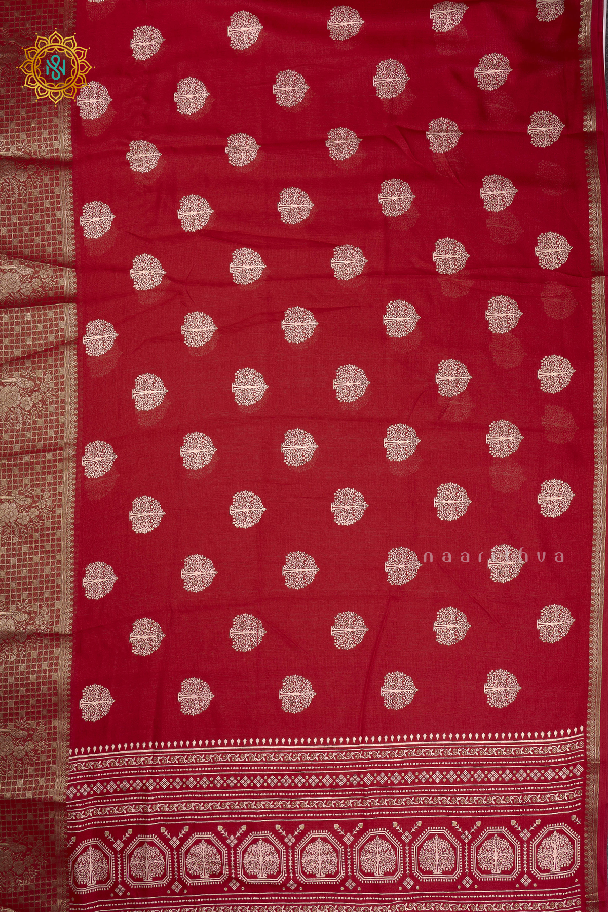 RED - SEMI GEORGETTE