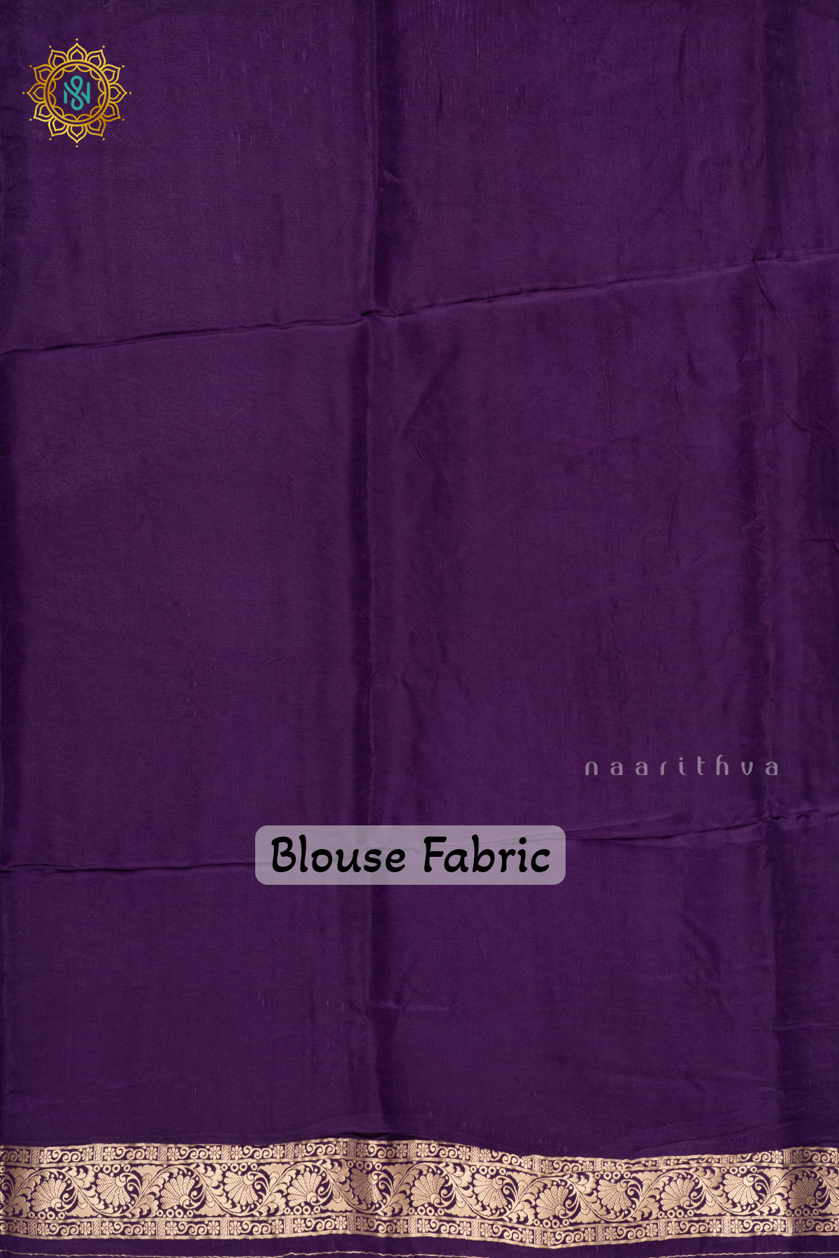 LAVENDER WITH PURPLE - SATIN CREPE