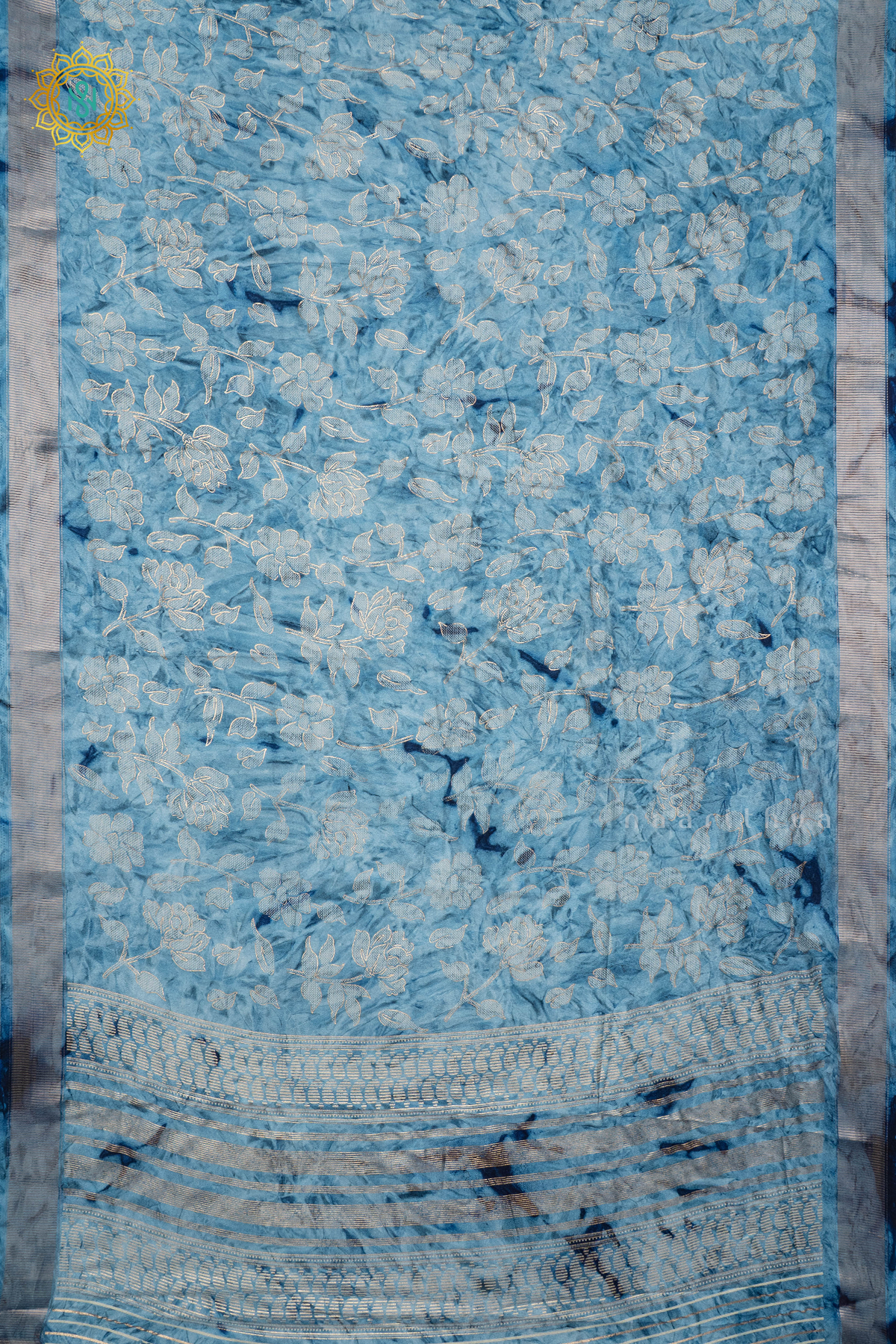 AQUA BLUE - SEMI GEORGETTE