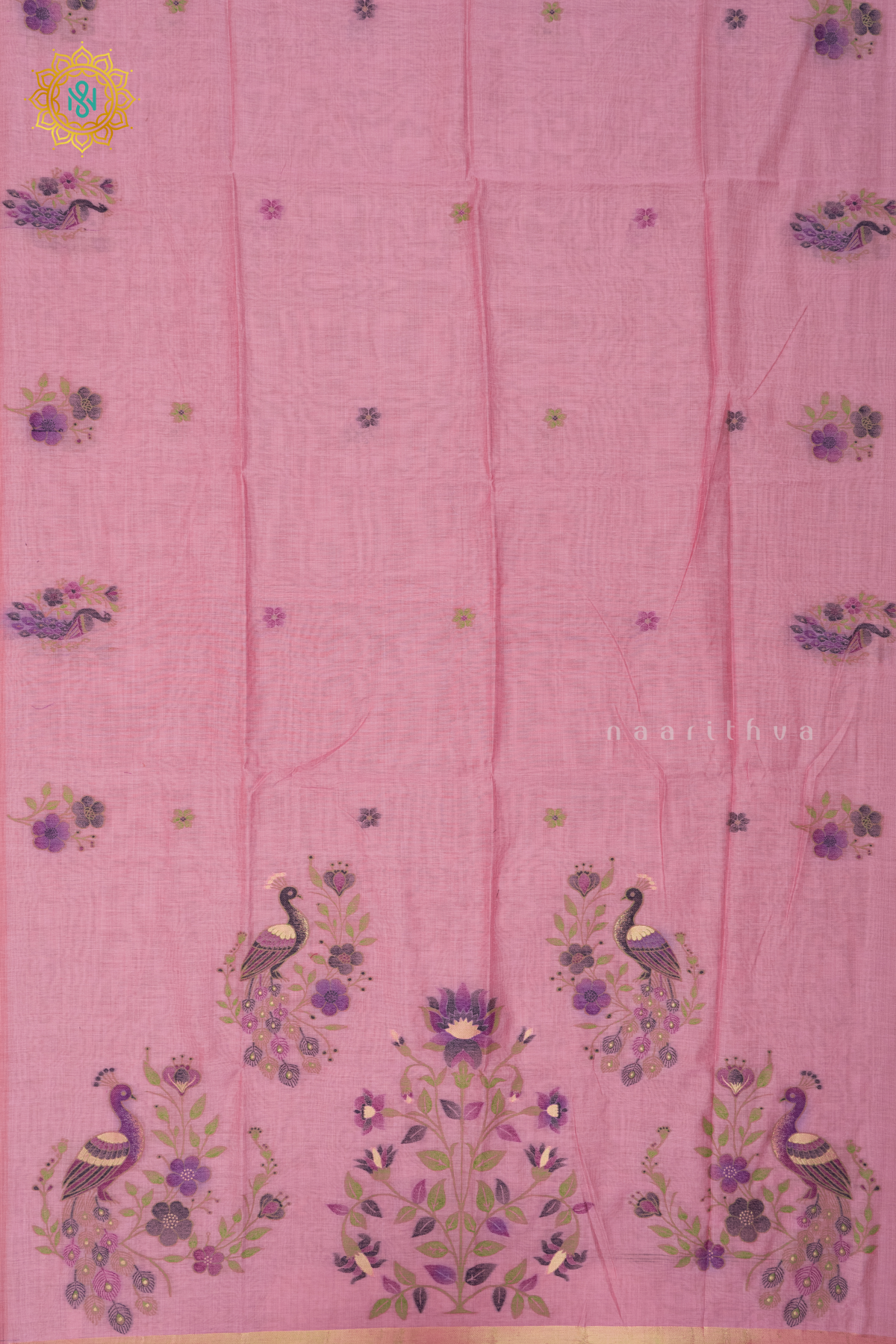 PEACHISH PINK - MOONGA COTTON