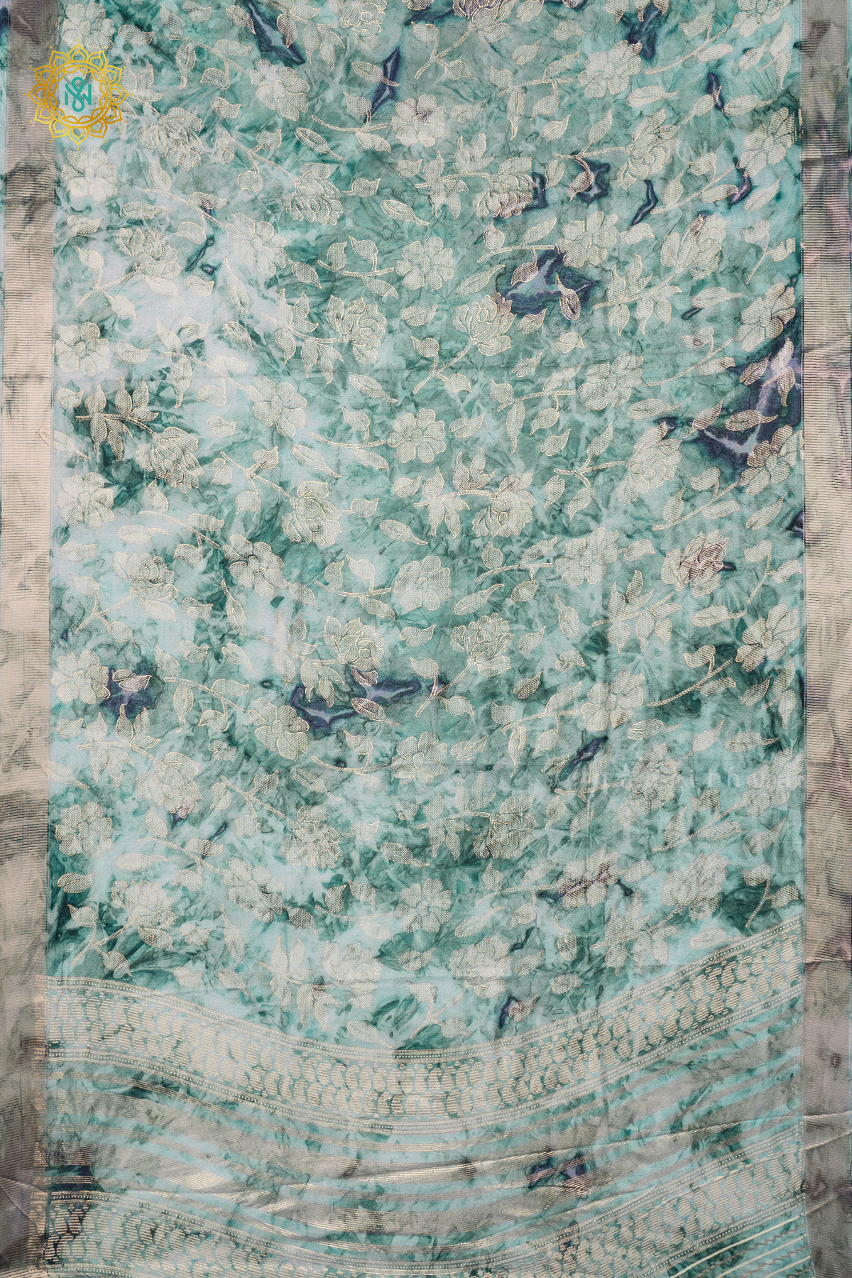AQUA GREEN - SEMI GEORGETTE