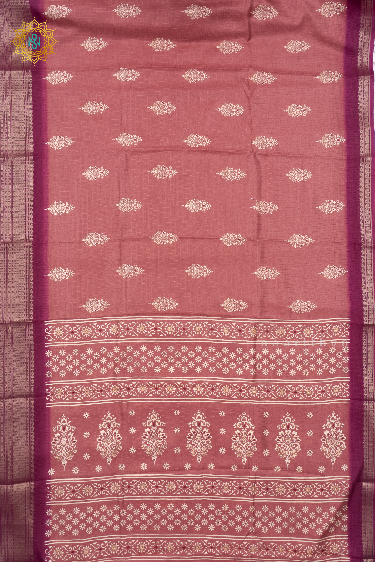 PEACH WITH WINE - DOLA SILK