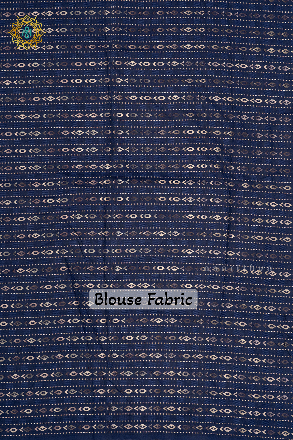 WHITE WITH BLUE - LINEN BY COTTON