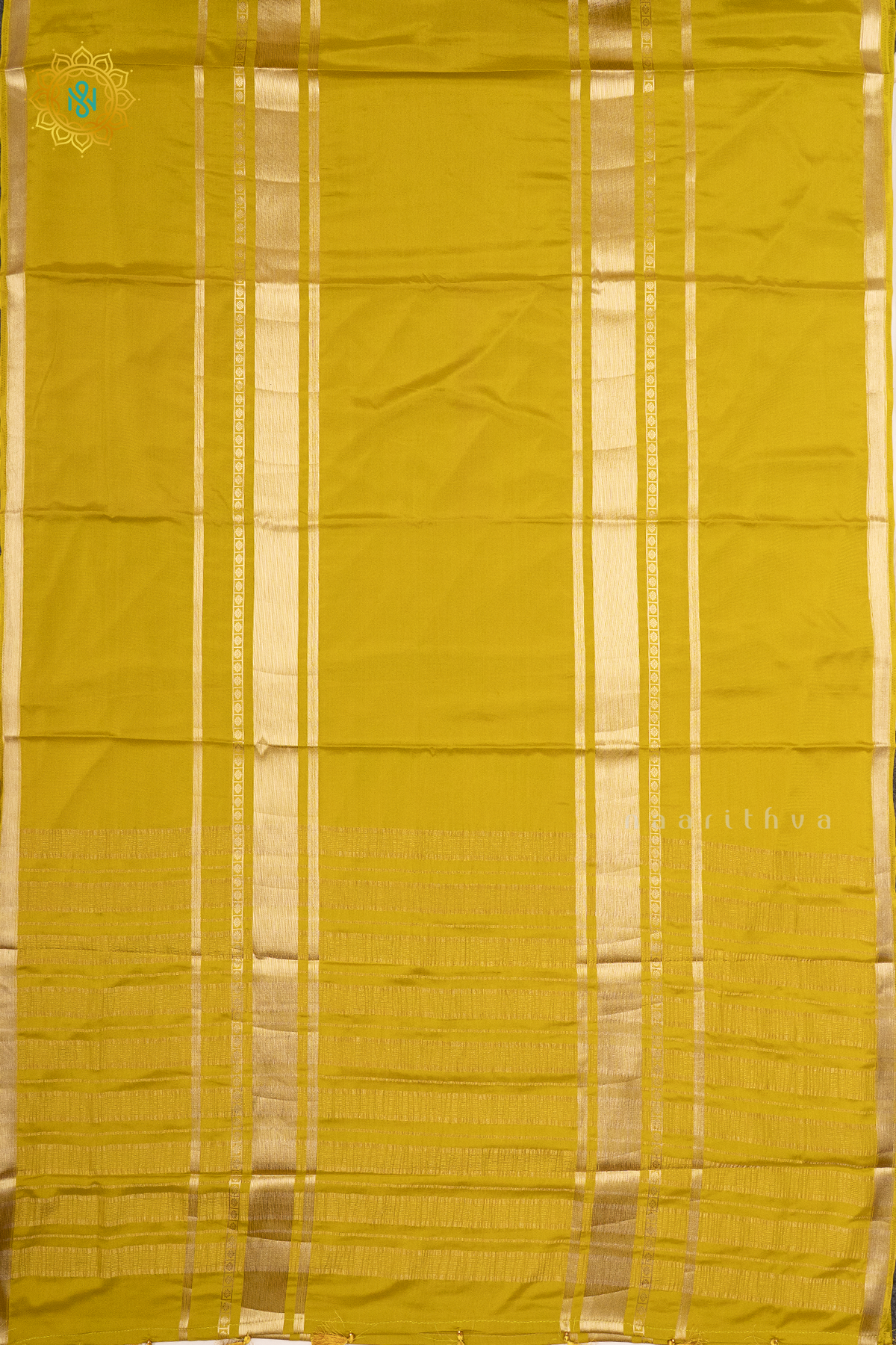 YELLOW - SEMI MYSORE CREPE SILK