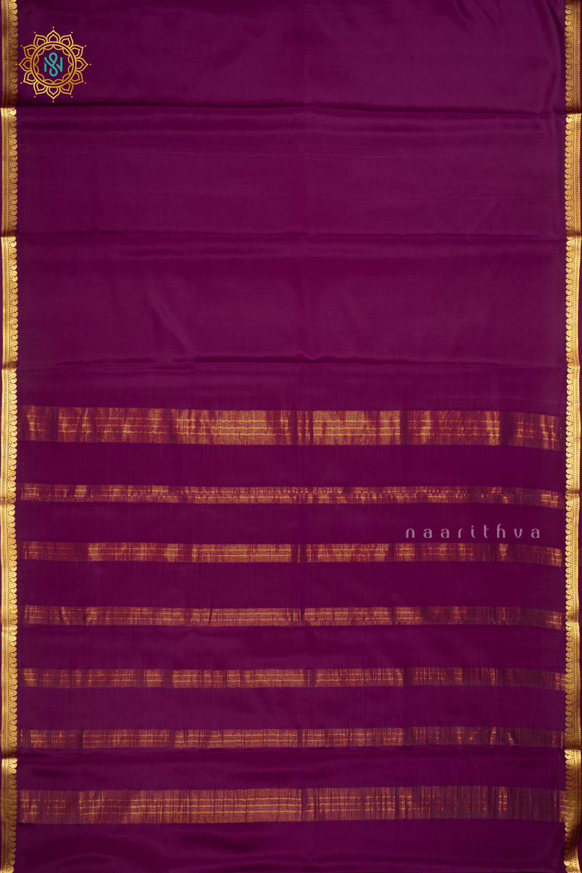 WINE - PURE MYSORE CREPE SILK