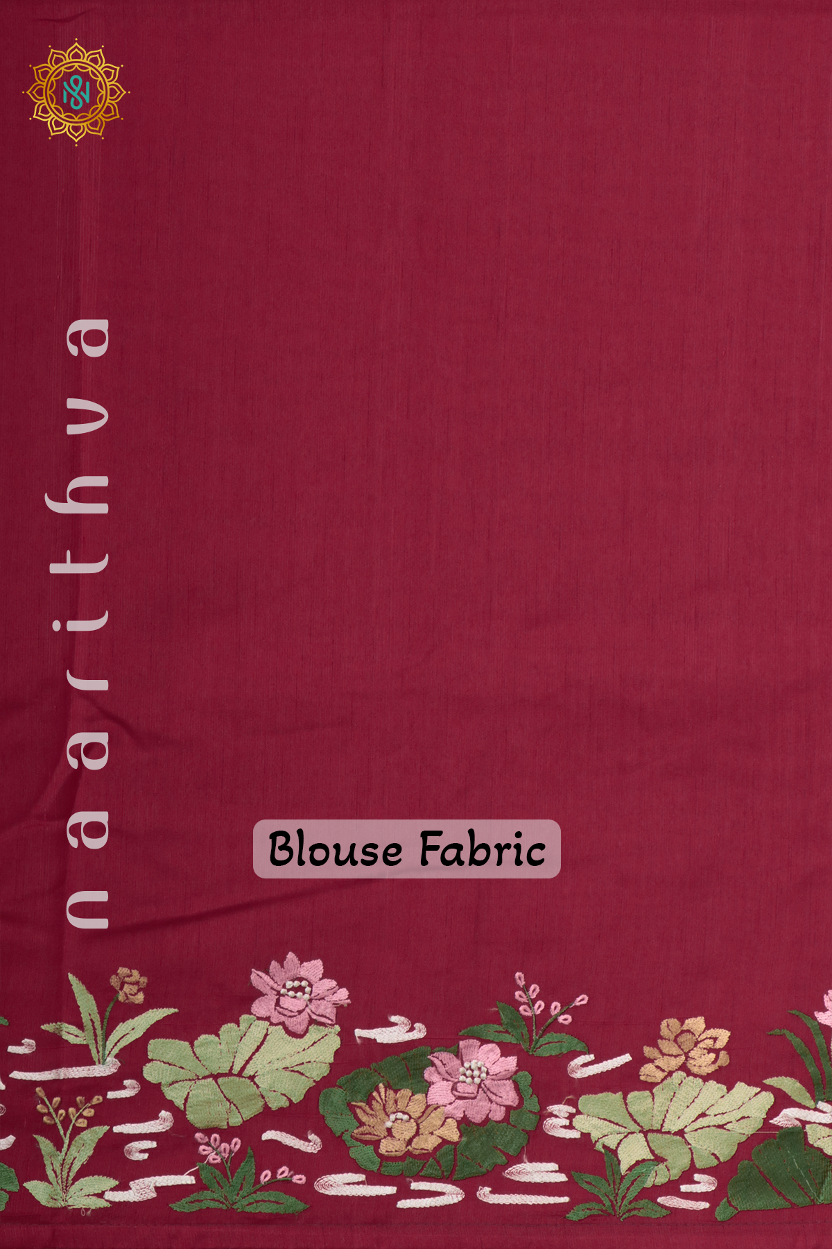 RED - SEMI TUSSAR SILK