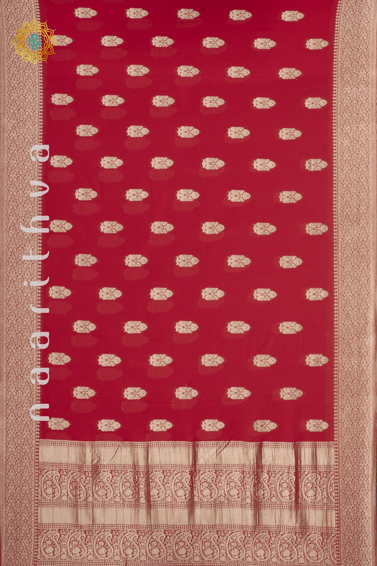 RED - SEMI CHIFFON GEORGETTE