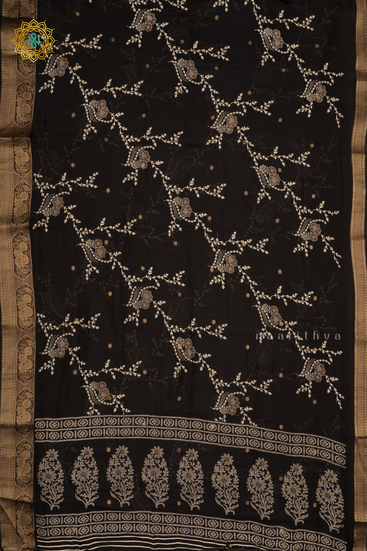 BLACK - SEMI GEORGETTE