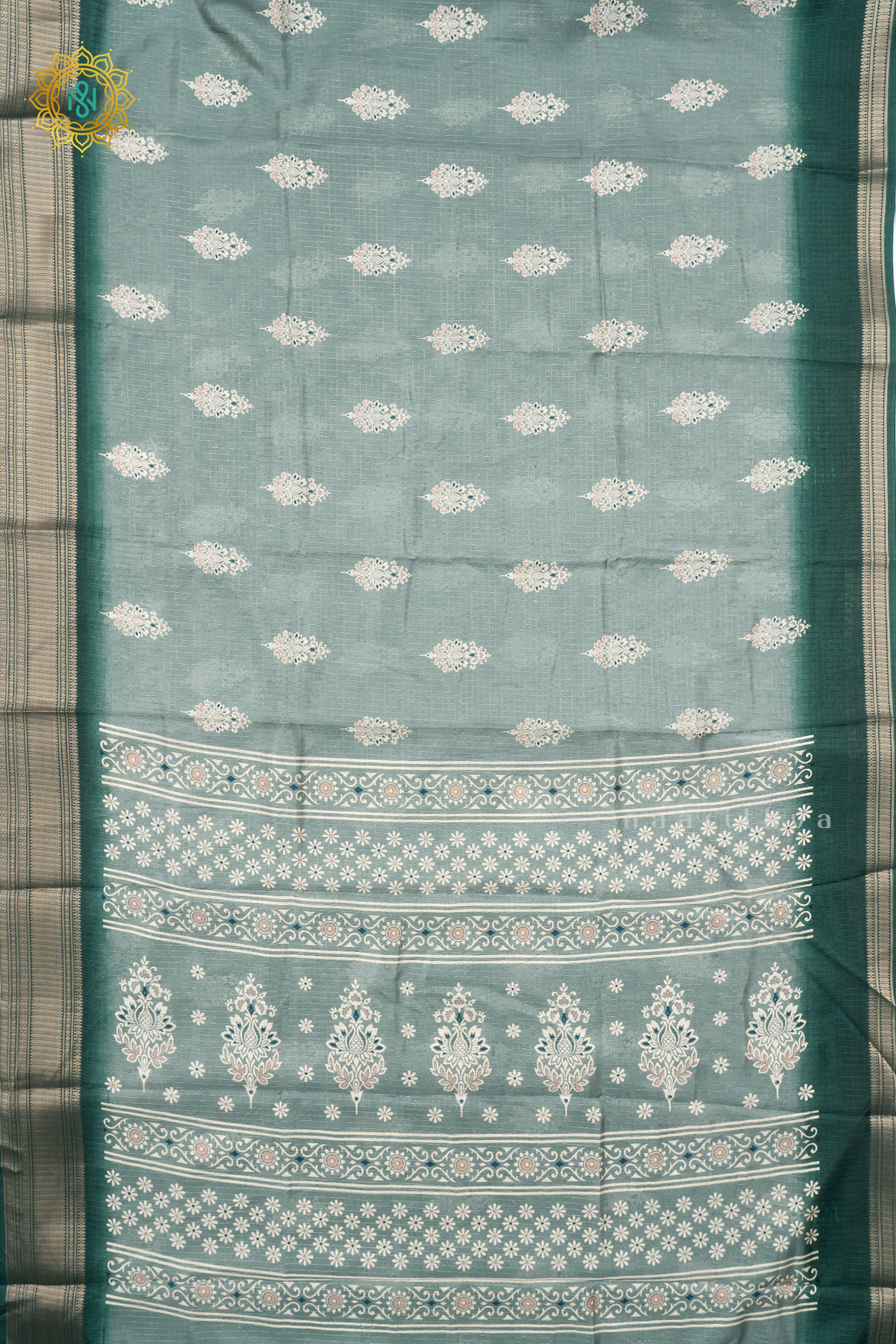 PISTA GREEN WITH GREEN - DOLA SILK
