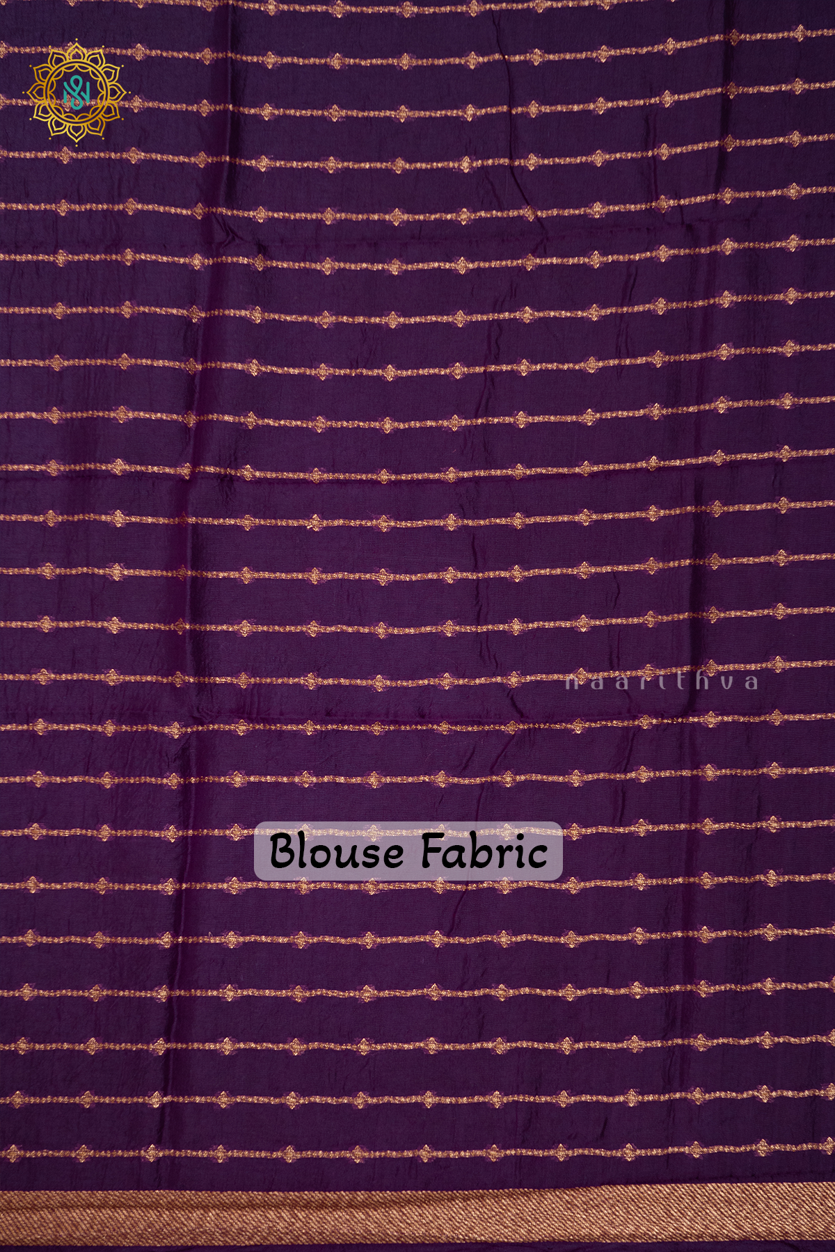 GERMAN BLUE WITH PURPLE - SEMI TUSSAR SILK