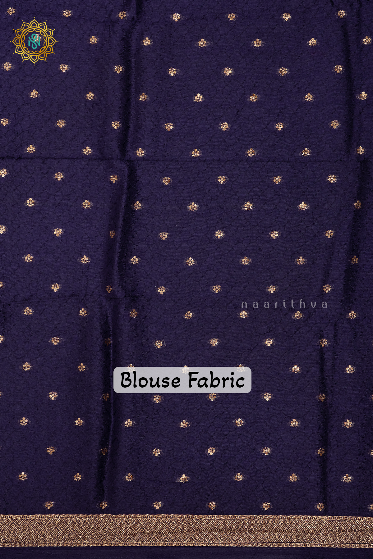 NAVY BLUE - SEMI TUSSAR SILK