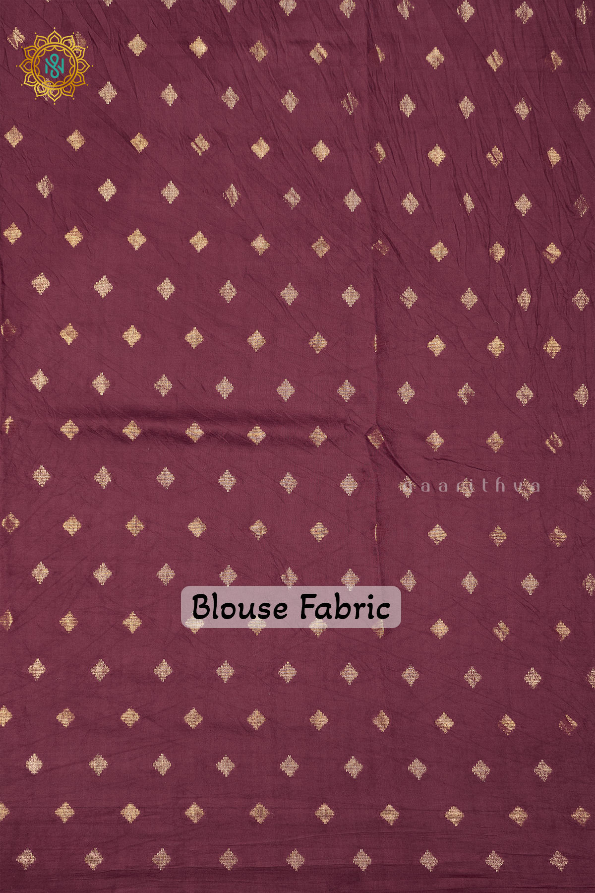 MAROON - SEMI CREPE SILK