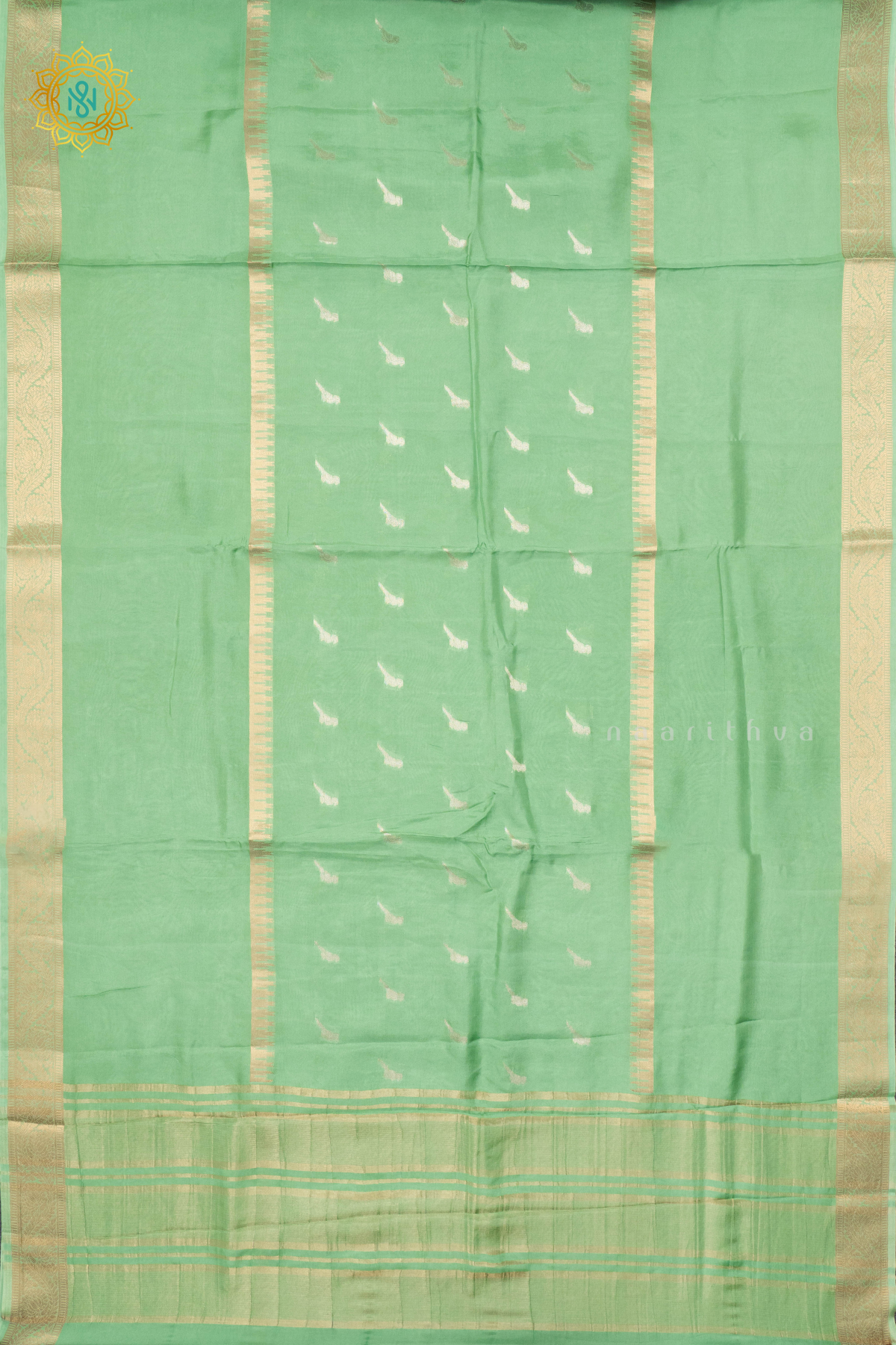 PISTA GREEN - SEMI CREPE SILK