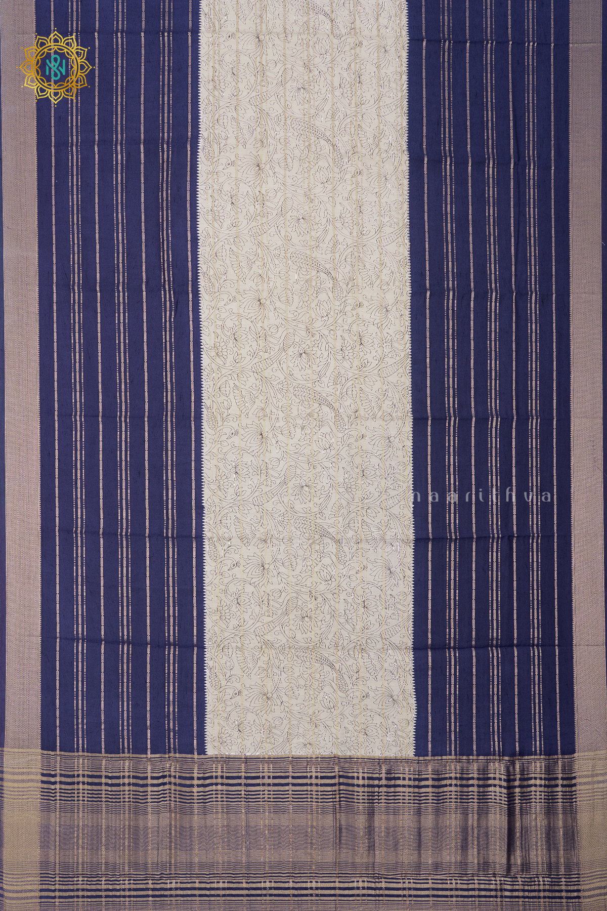 BLUE WITH WHITE - BUTTER CREPE