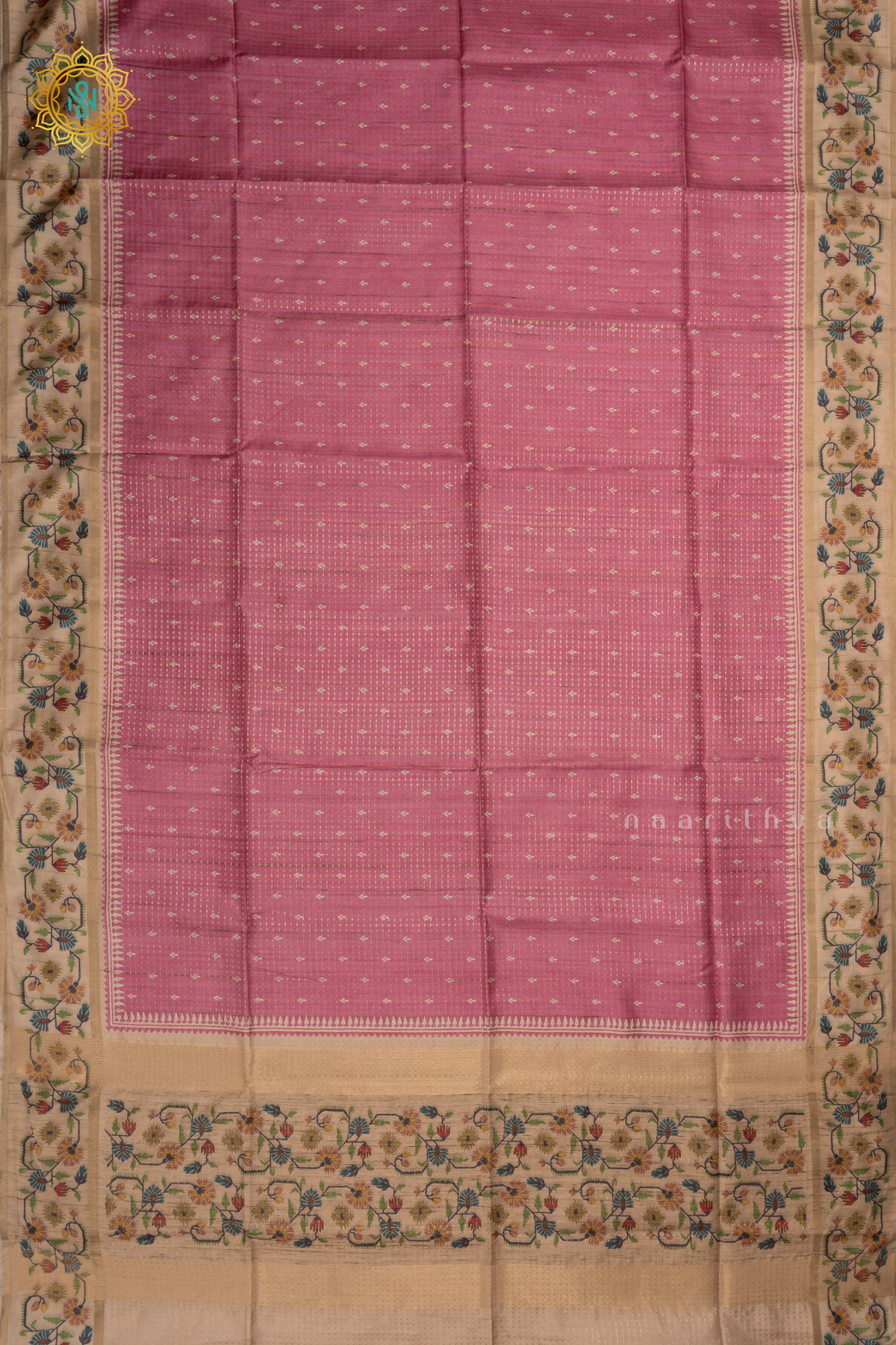 ROUGE PINK - SEMI TUSSAR SILK