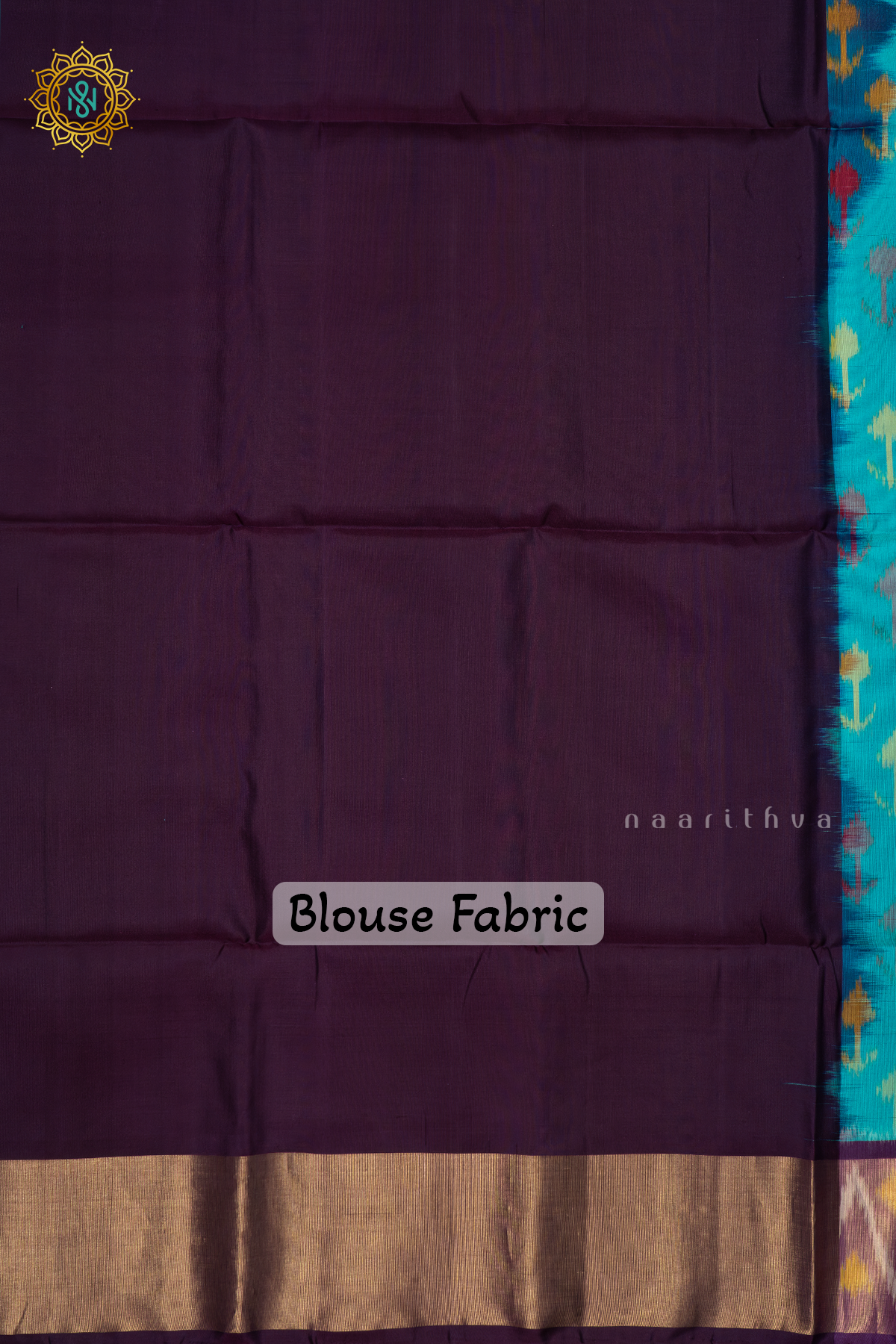 SKY BLUE WITH PURPLE - PURE KANJIVARAM IKAT SOFT SILK