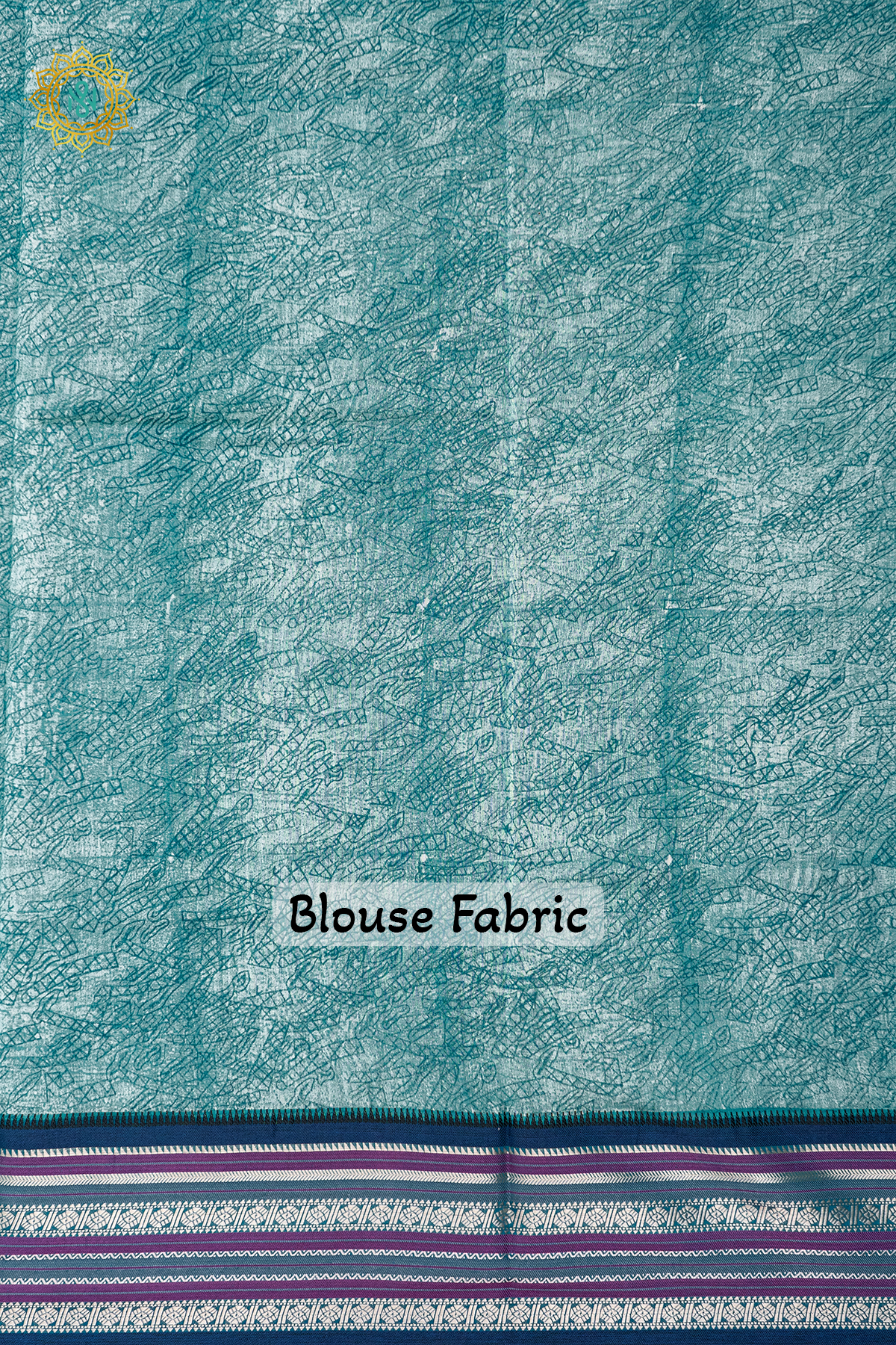 AQUA BLUE - HANDLOOM COTTON