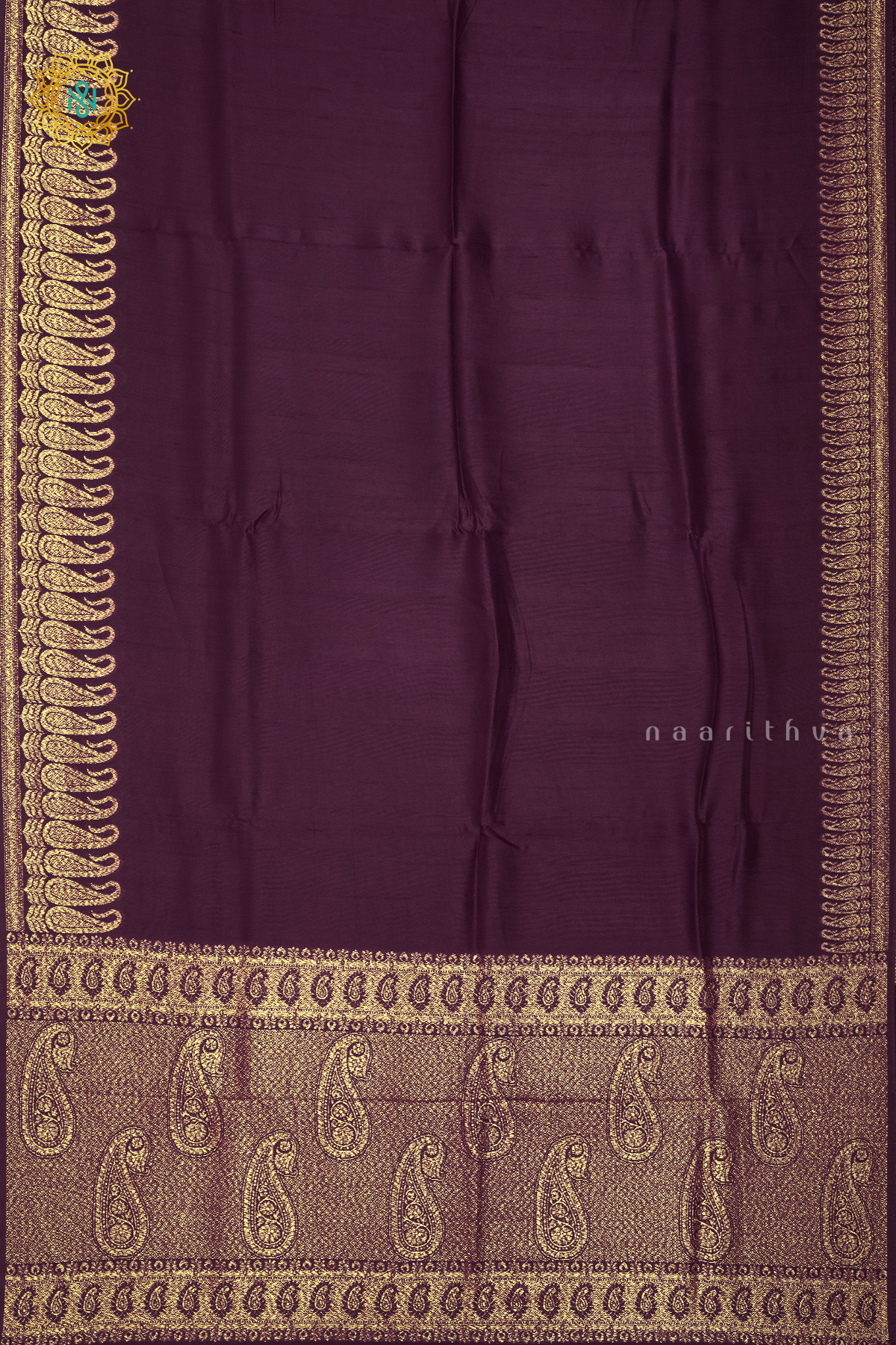WINE - SEMI TUSSAR SILK
