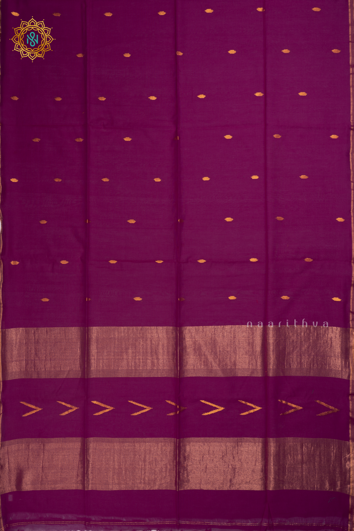 PURPLE - MUL COTTON SAREE