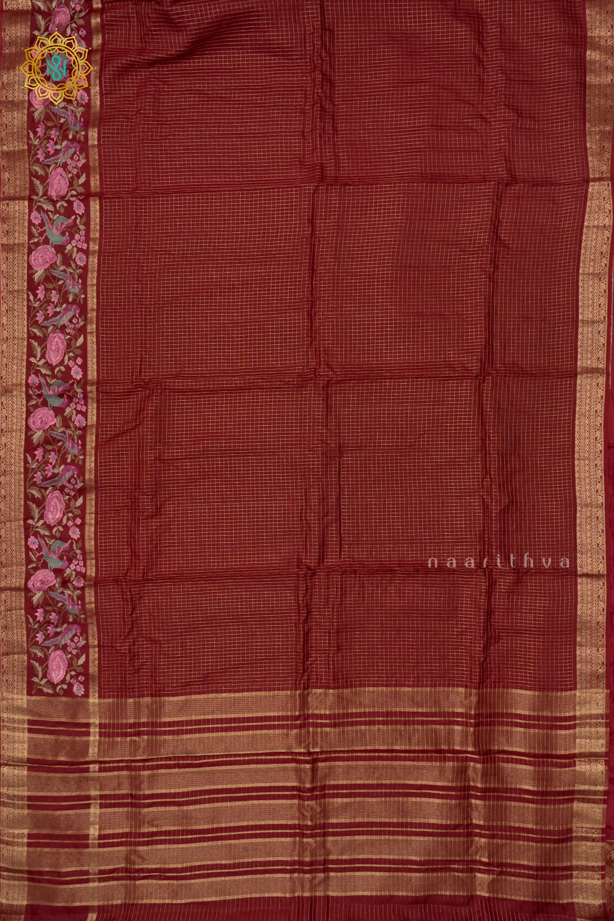 BROWN - SEMI CREPE SILK