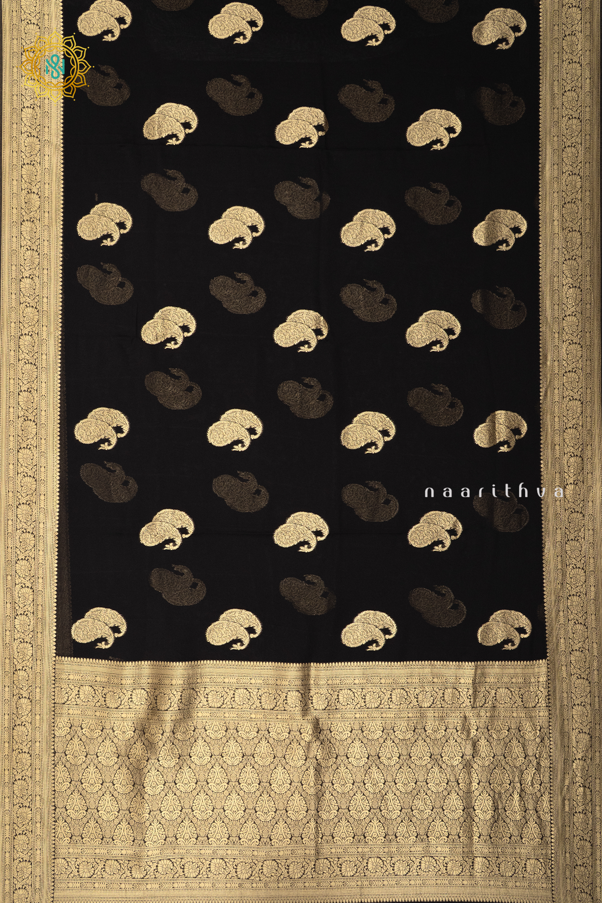 BLACK - SEMI GEORGETTE