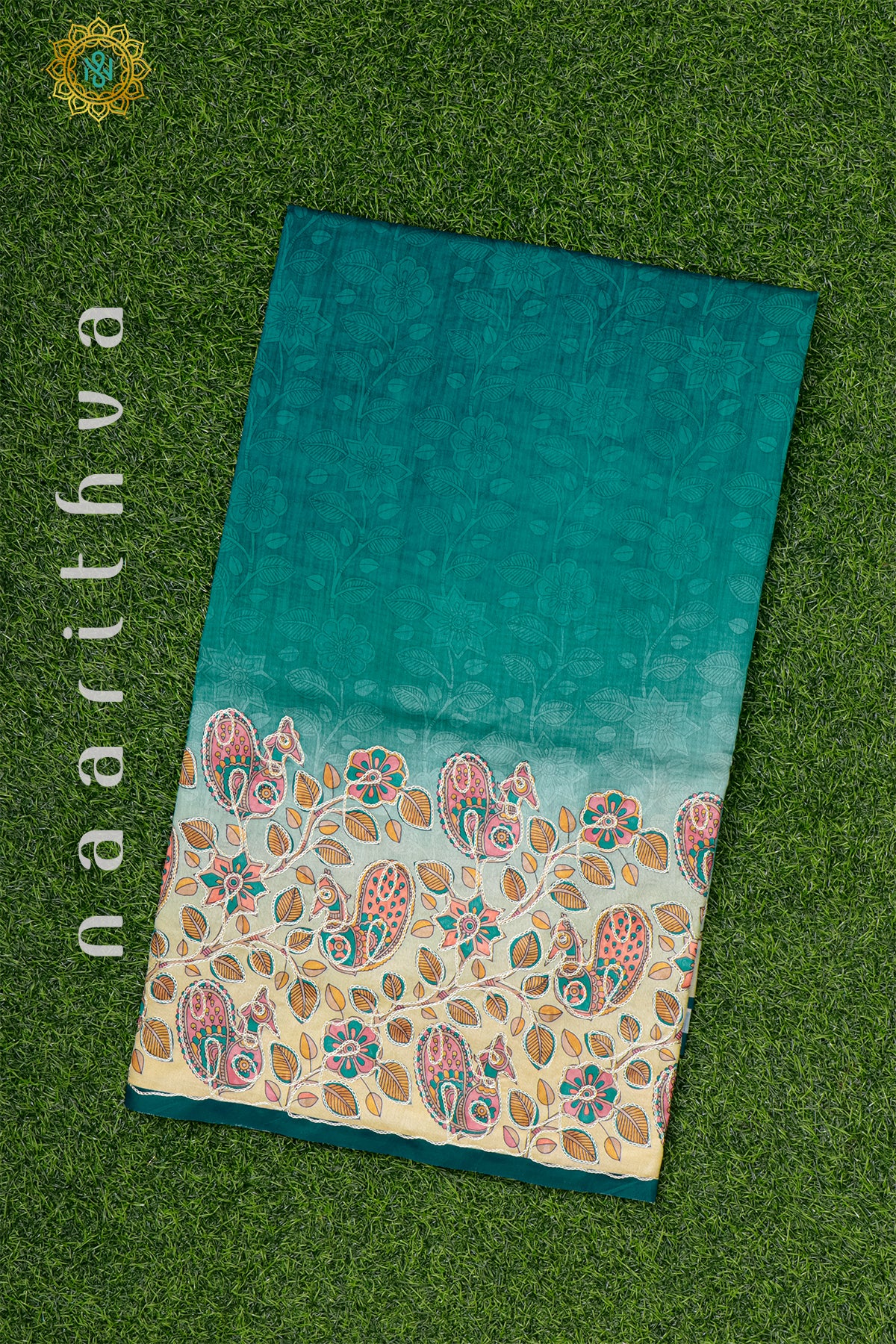 GREEN - SEMI TUSSAR SILK