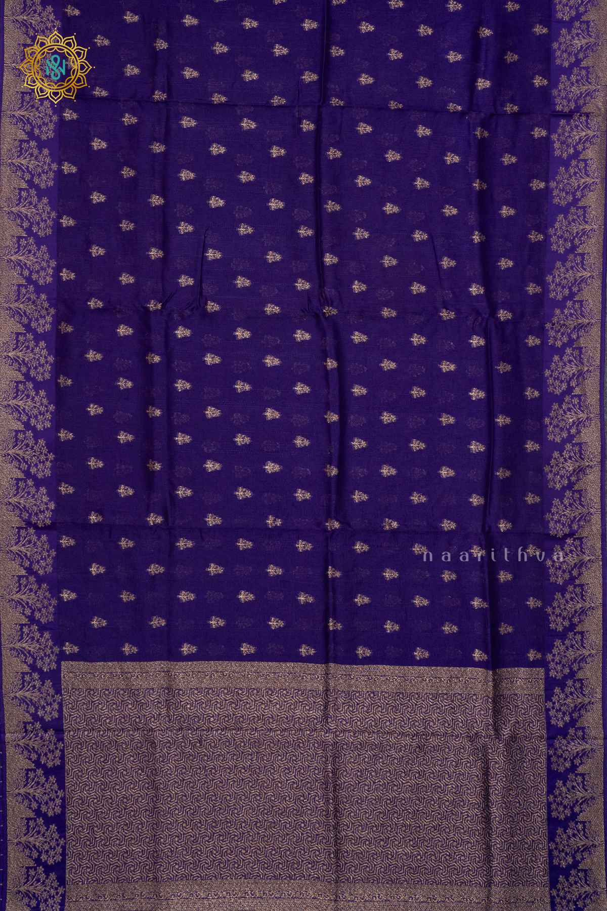 BLUE - SEMI TUSSAR SILK
