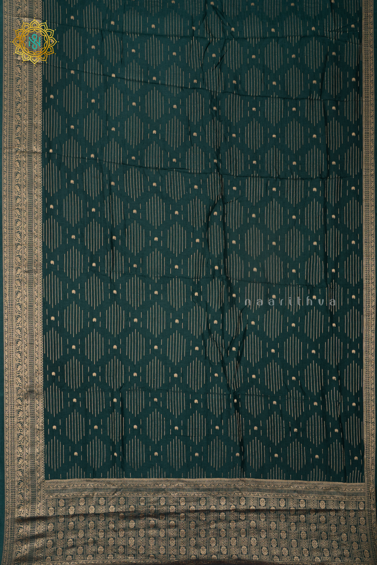 GREEN WITH PINK - DOLA SILK