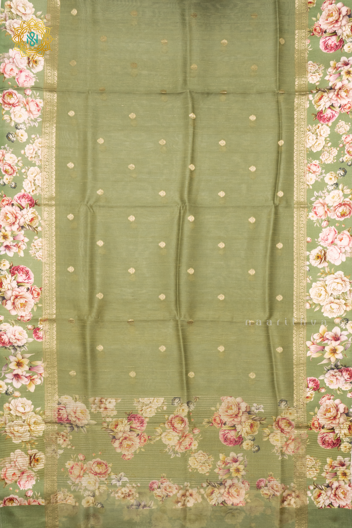 LIGHT GREEN - PURE TUSSAR SILK