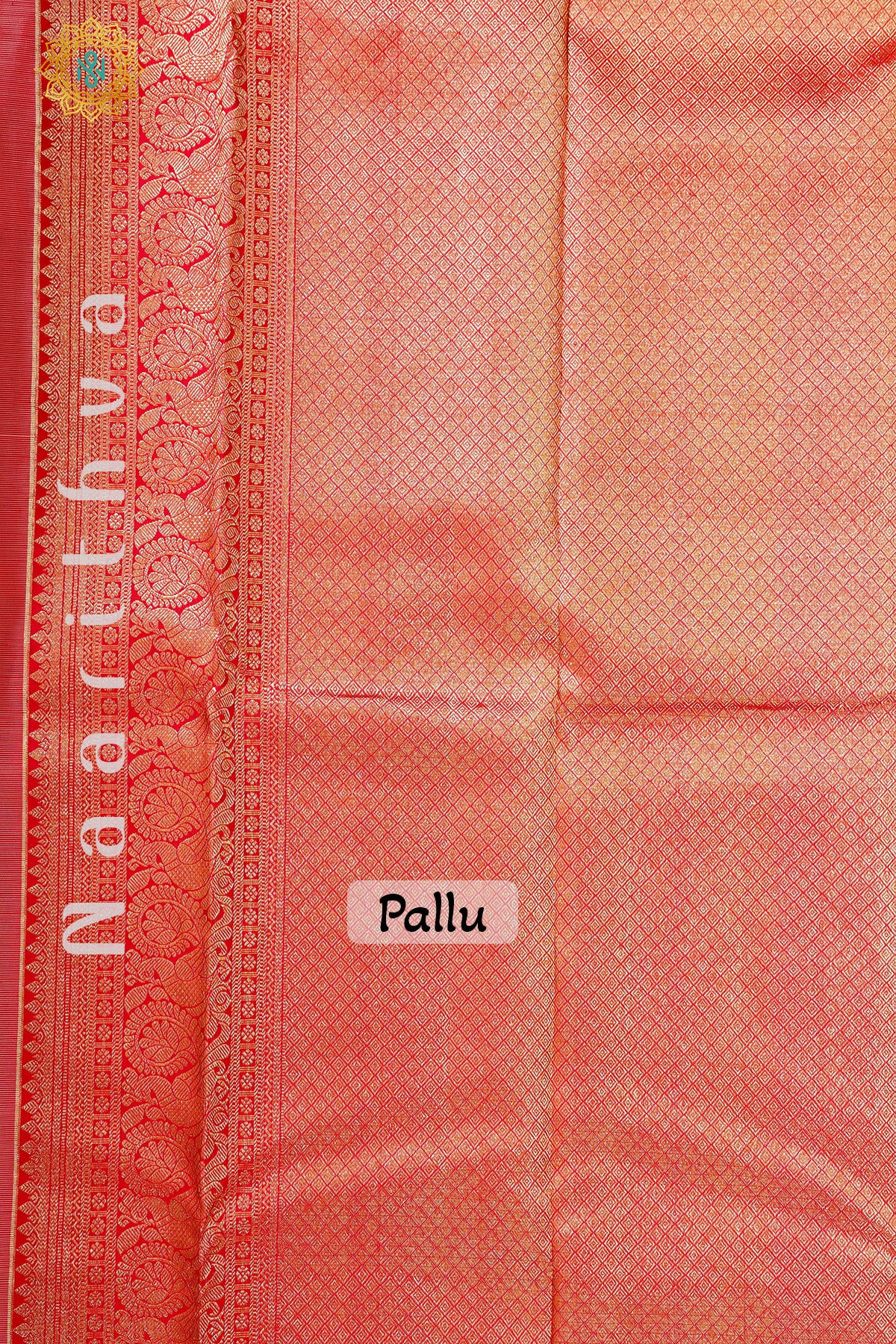 CREAM WITH RED - PURE KANJIVARAM SILK