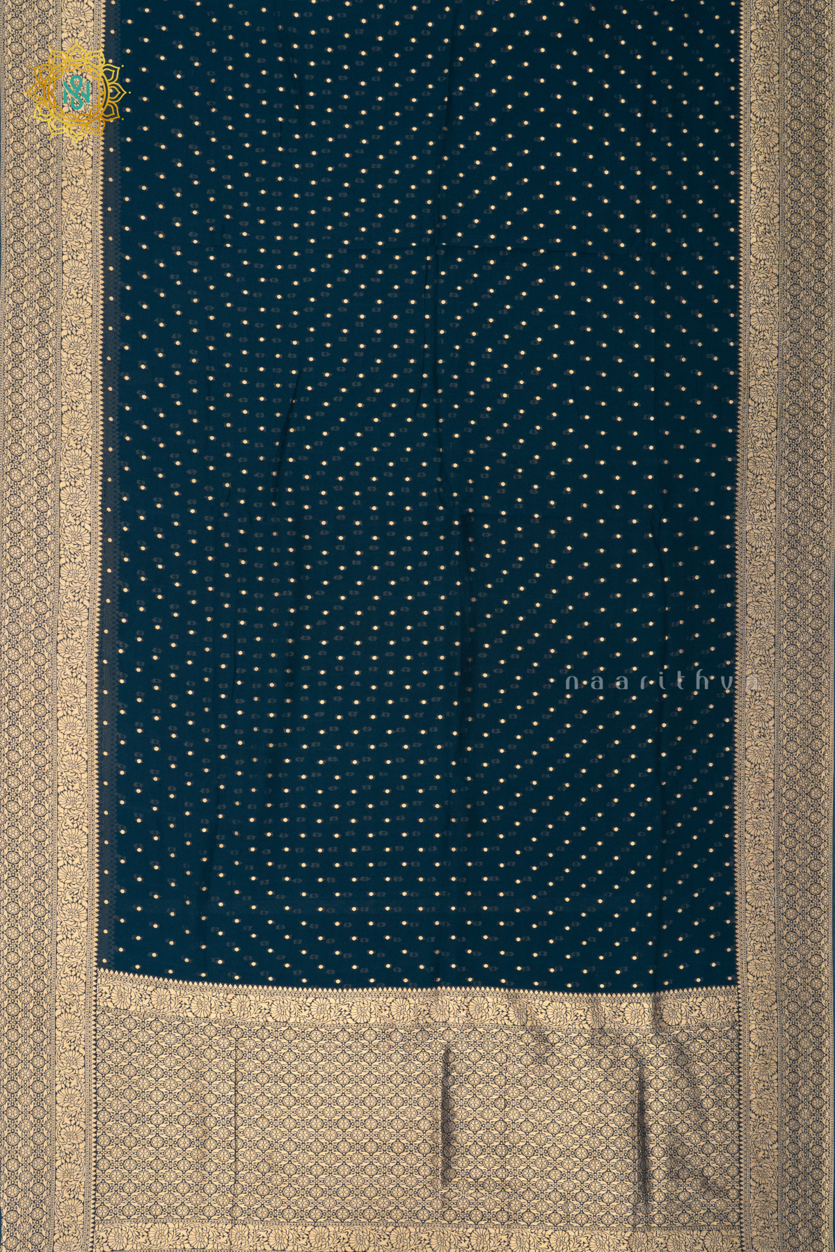 PEACOCK BLUE - SEMI GEORGETTE