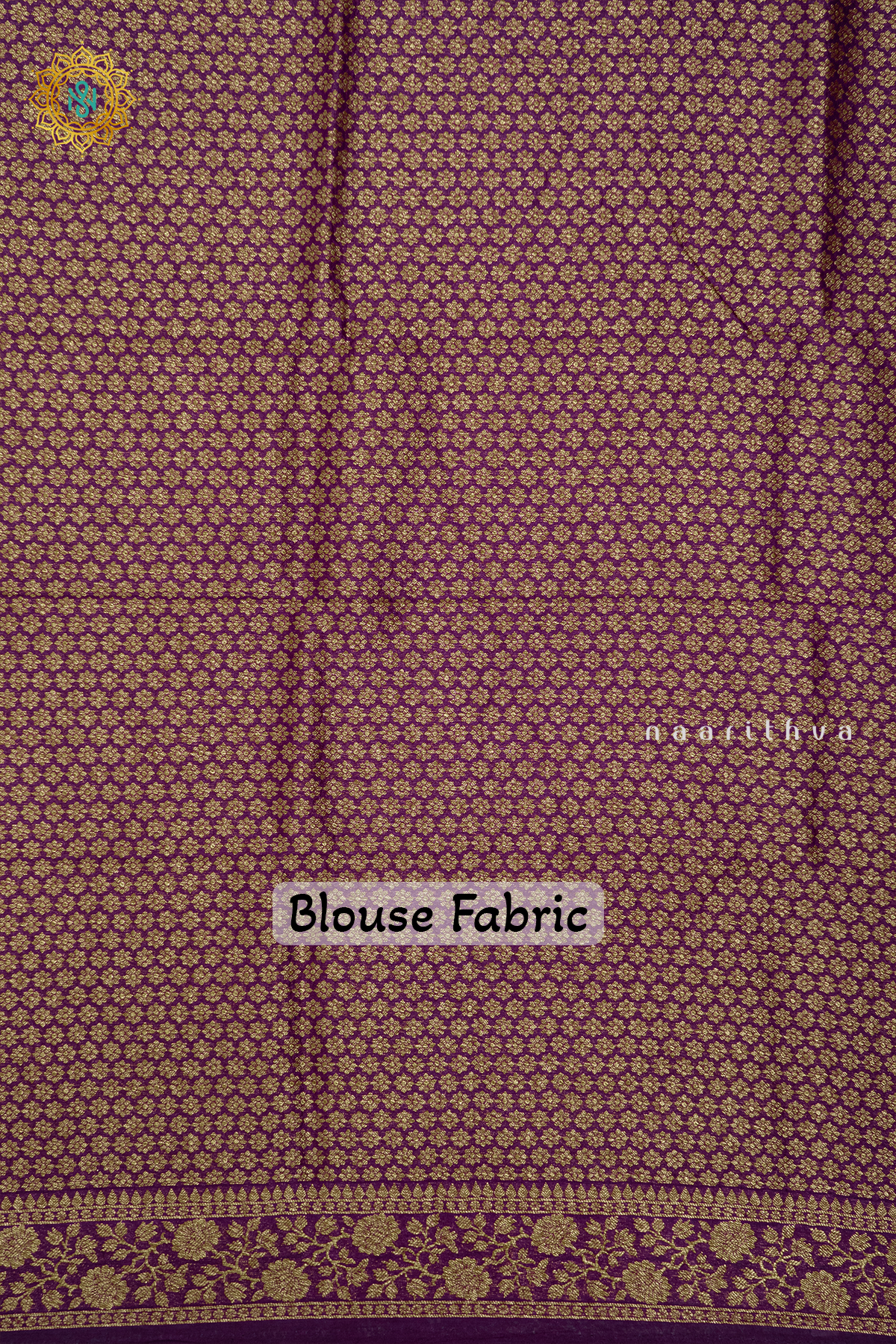 YELLOW WITH PURPLE - SEMI TUSSAR SILK
