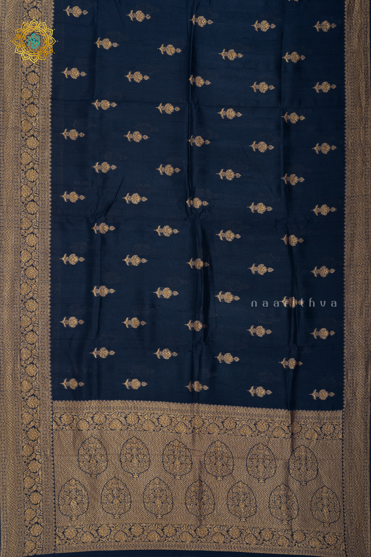 PEACOCK BLUE - SEMI TUSSAR SILK